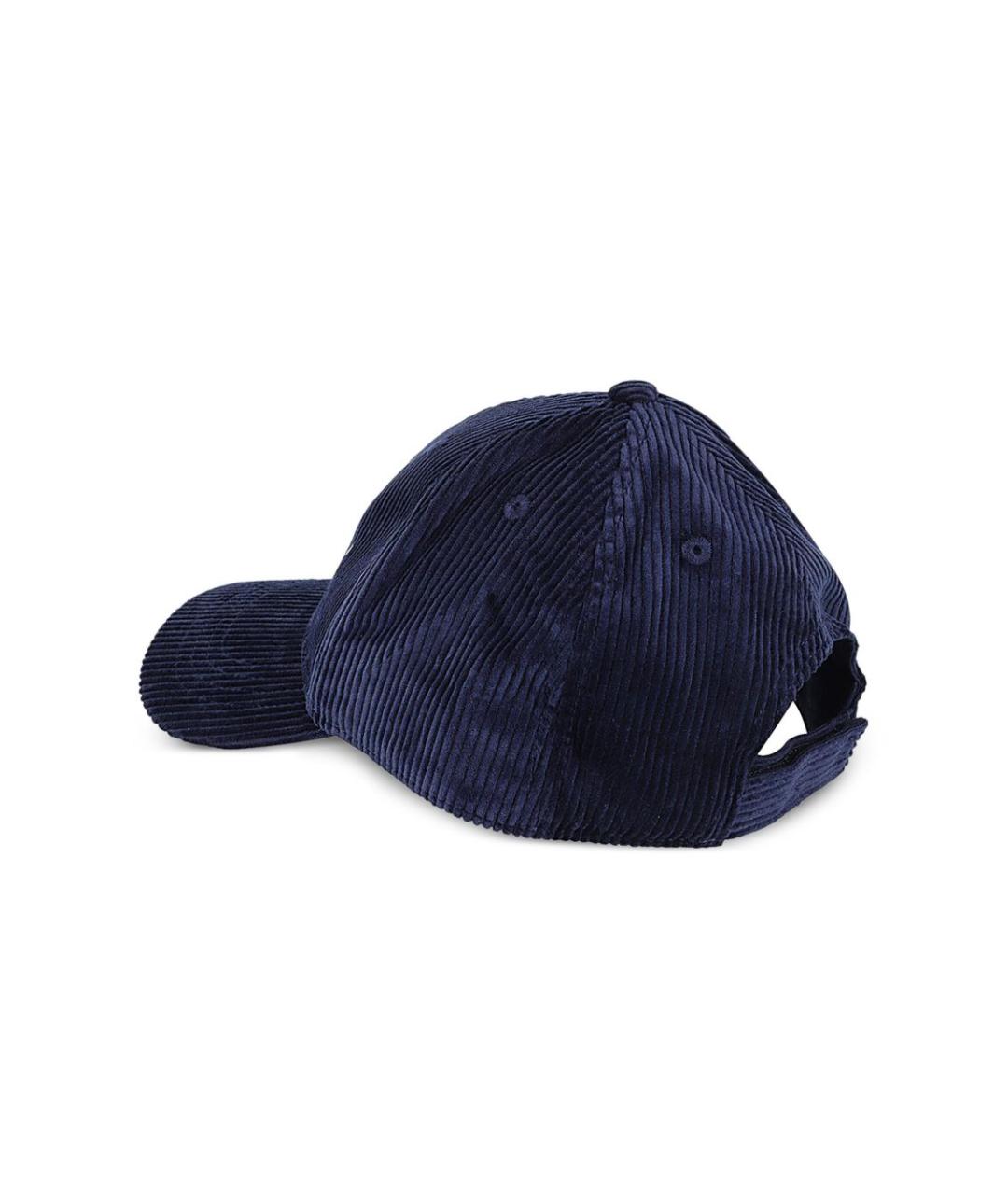 MC2 SAINT BARTH Синяя хлопковая кепка/бейсболка, фото 2