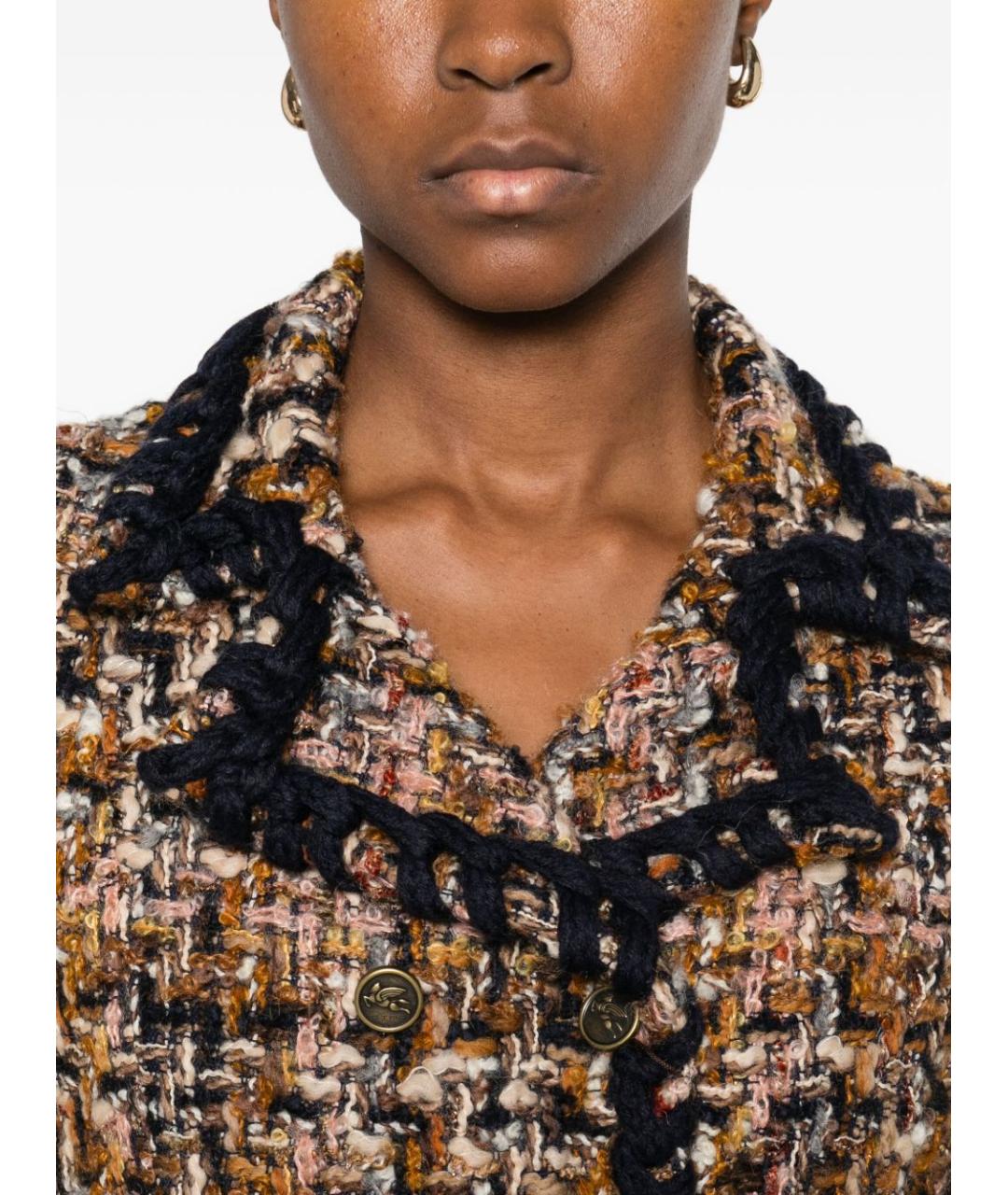 ETRO Мульти шерстяной жакет/пиджак, фото 4