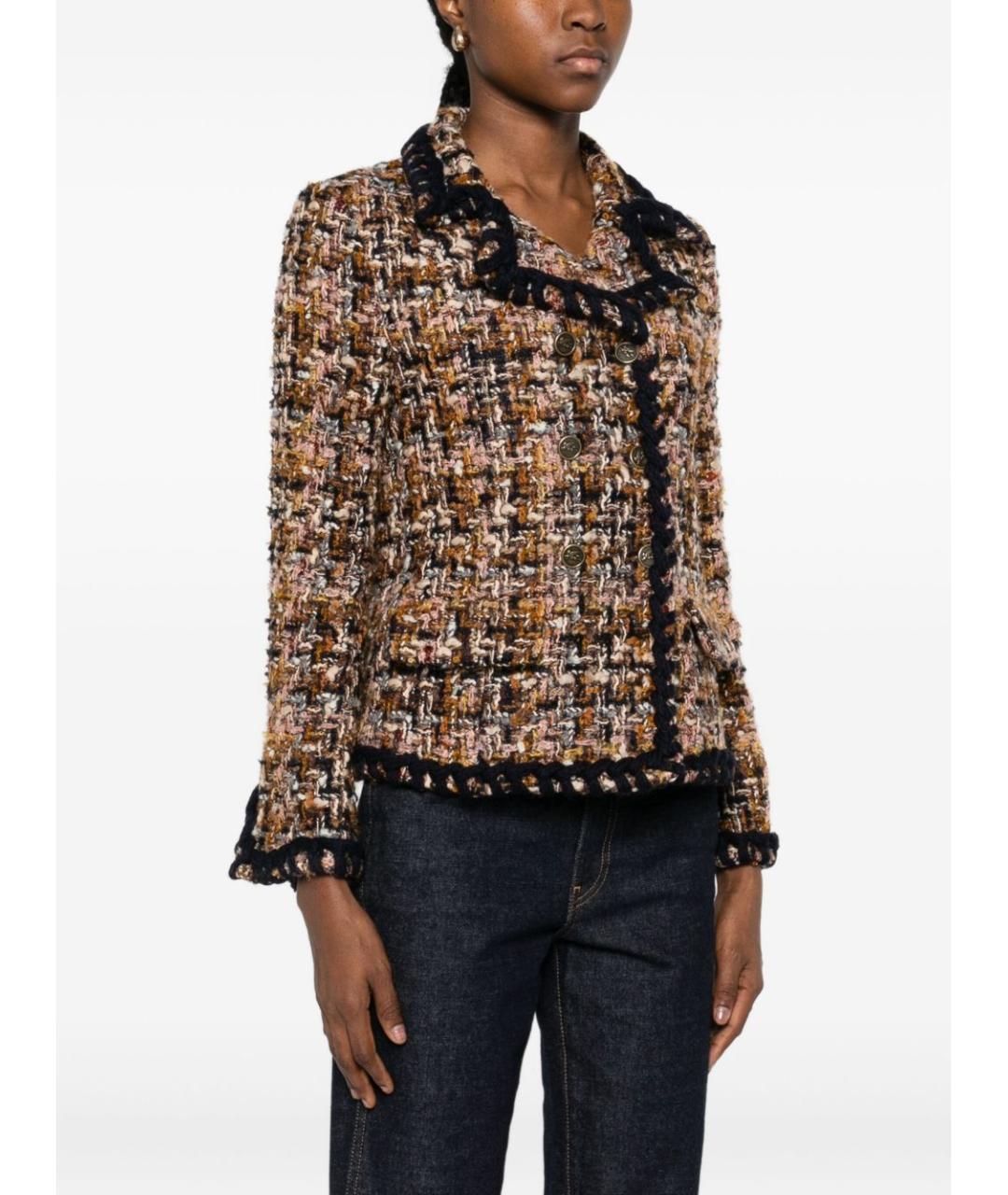 ETRO Мульти шерстяной жакет/пиджак, фото 3