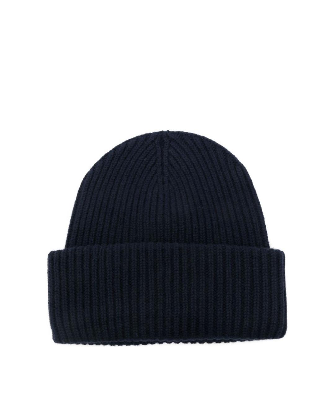 MC2 SAINT BARTH Синяя шерстяная шапка, фото 2
