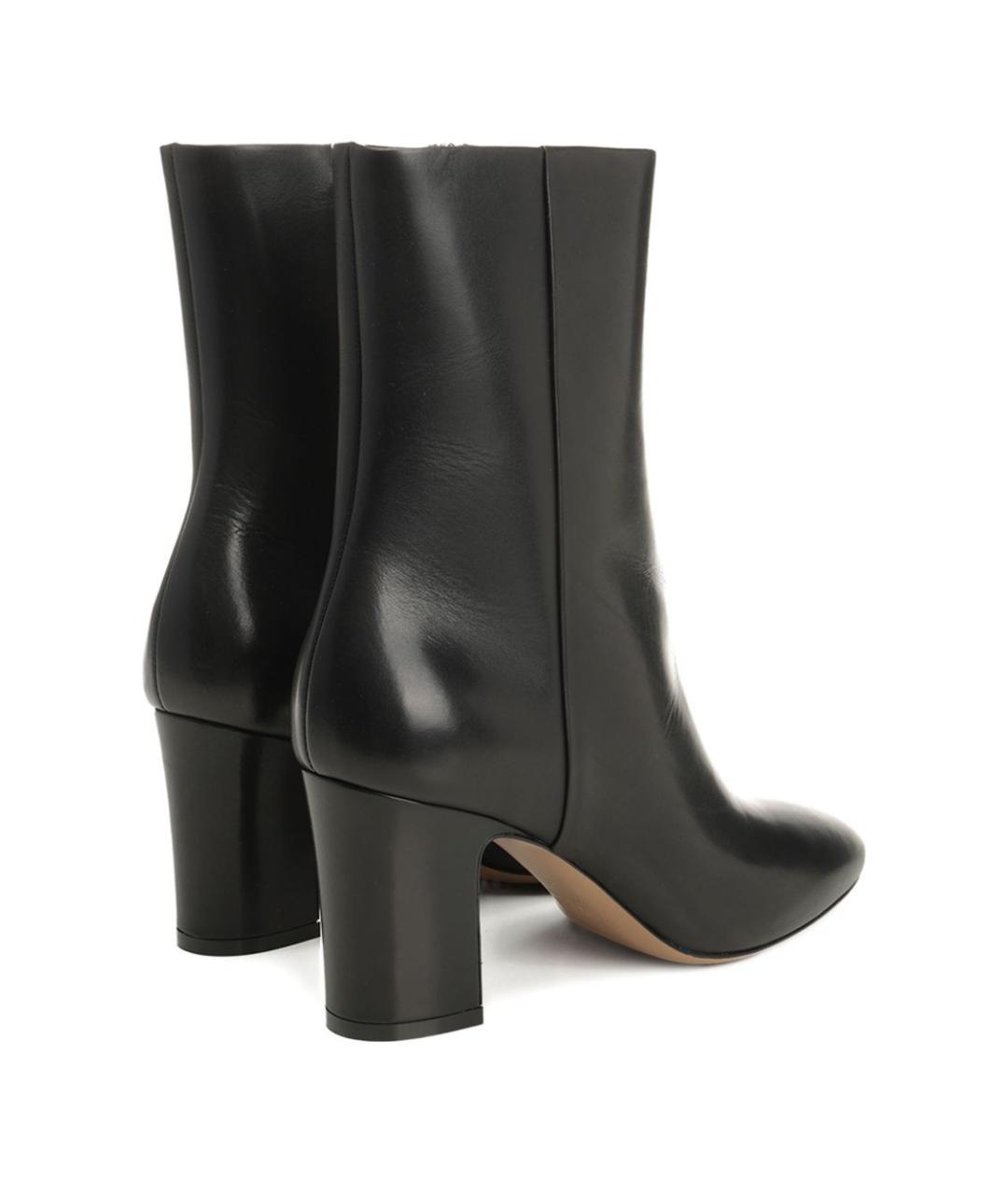 PARIS TEXAS Черные кожаные ботильоны, фото 4