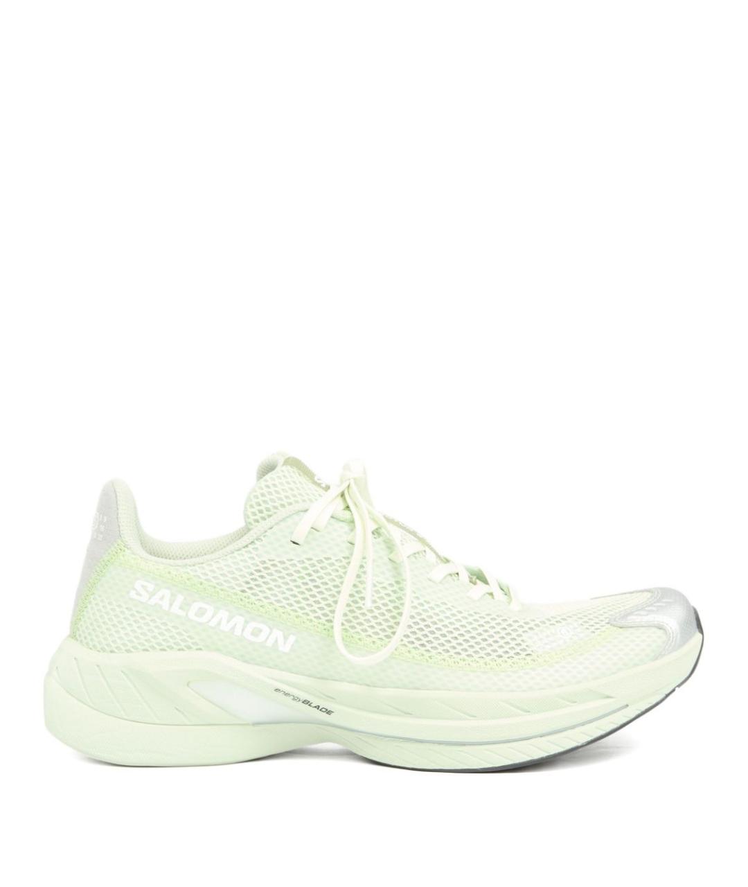 MM6 MAISON MARGIELA Зеленые текстильные кроссовки, фото 1