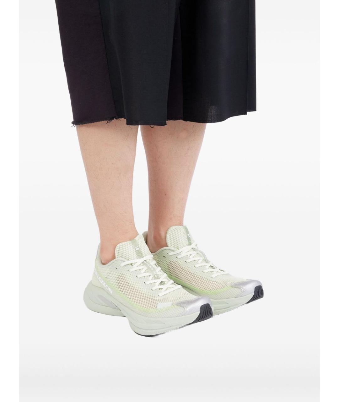 MM6 MAISON MARGIELA Зеленые текстильные кроссовки, фото 4