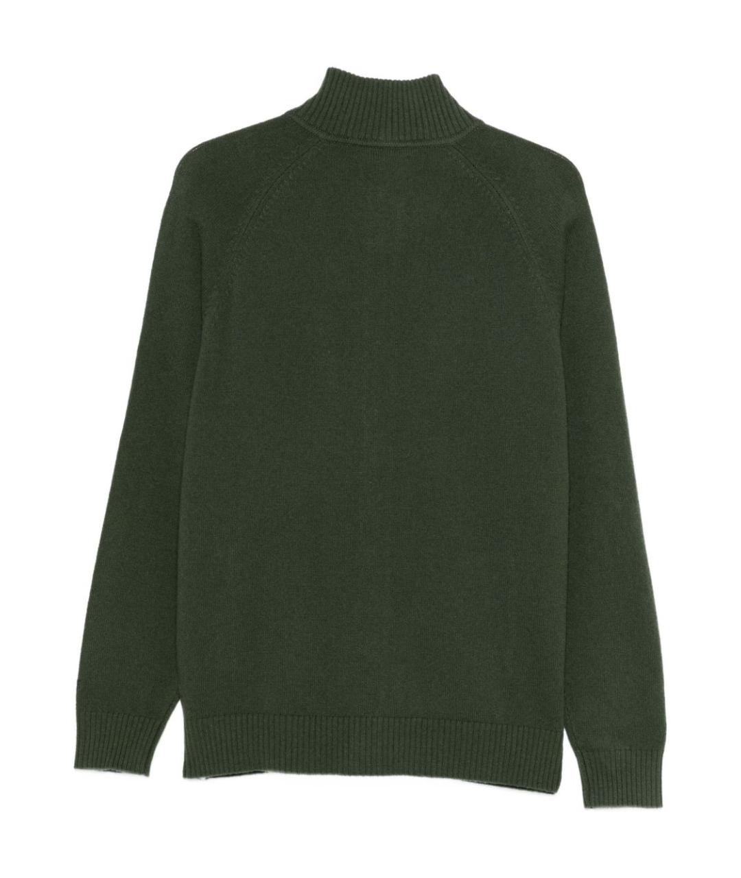 MC2 SAINT BARTH Зеленый шерстяной джемпер / свитер, фото 3