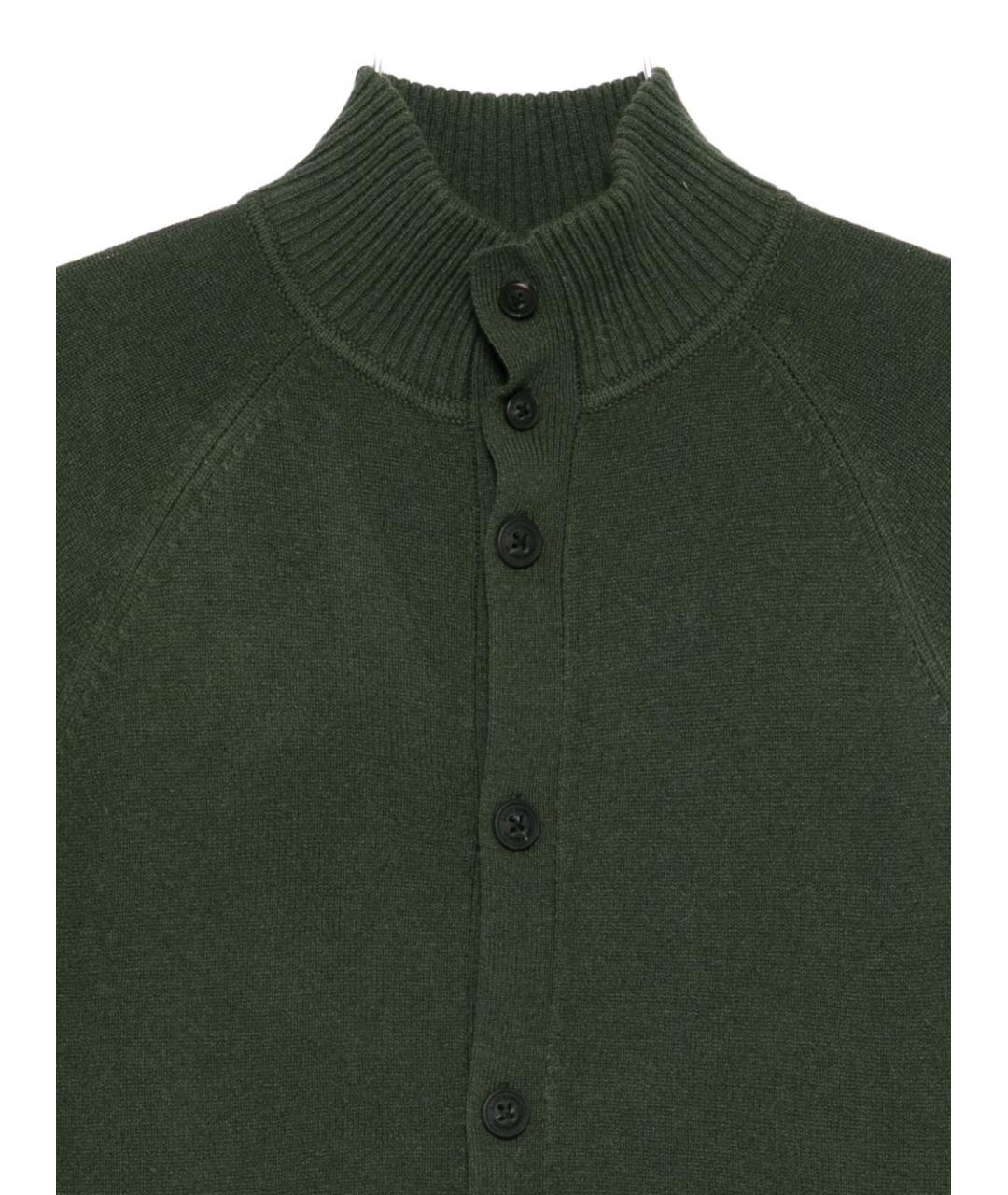 MC2 SAINT BARTH Зеленый шерстяной джемпер / свитер, фото 2