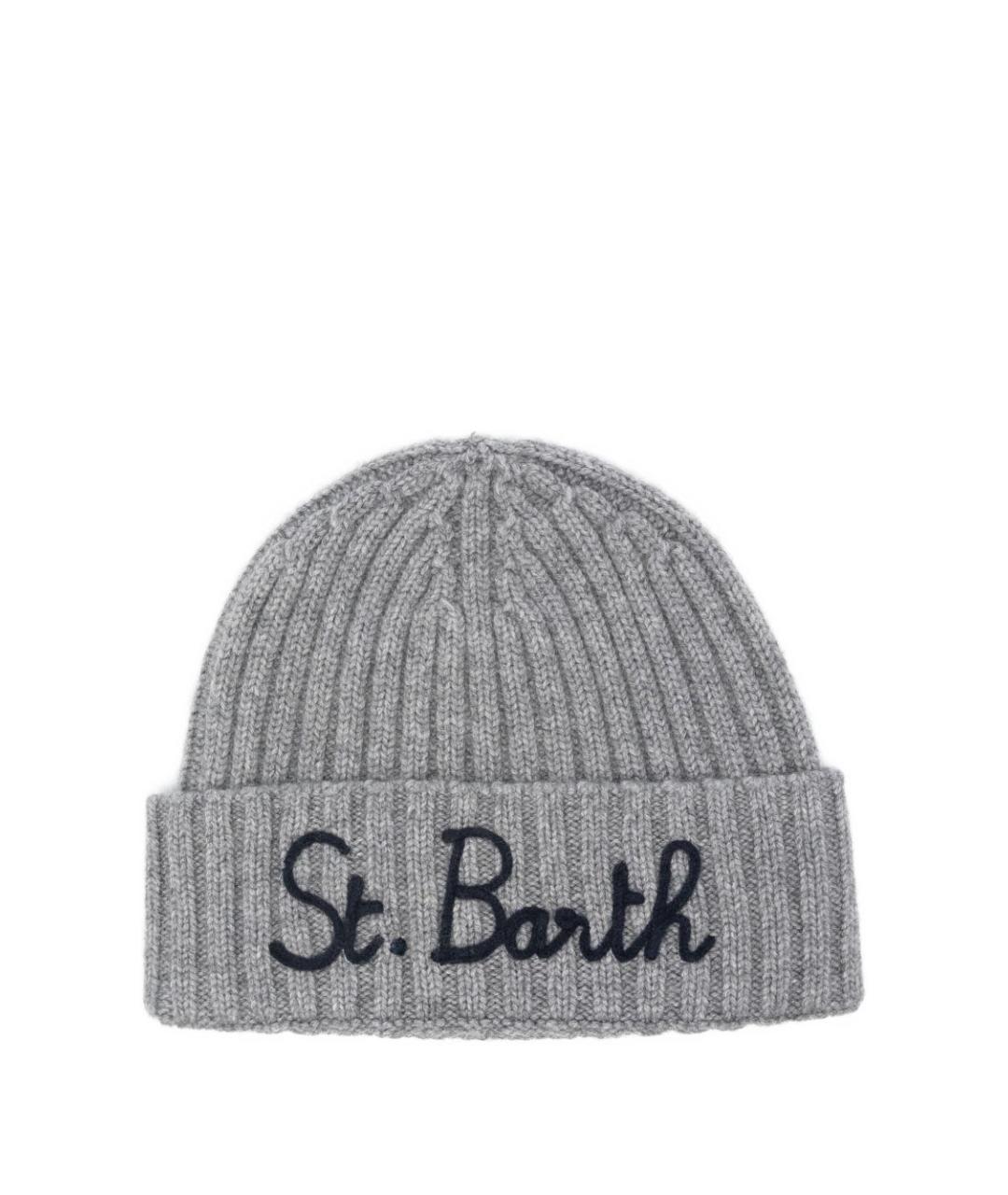 MC2 SAINT BARTH Серая шерстяная шапка, фото 1