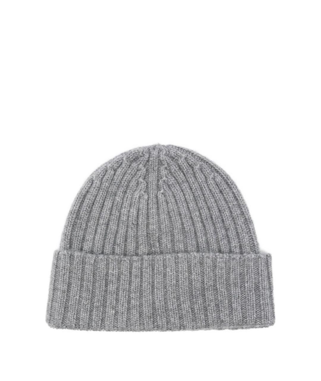 MC2 SAINT BARTH Серая шерстяная шапка, фото 2