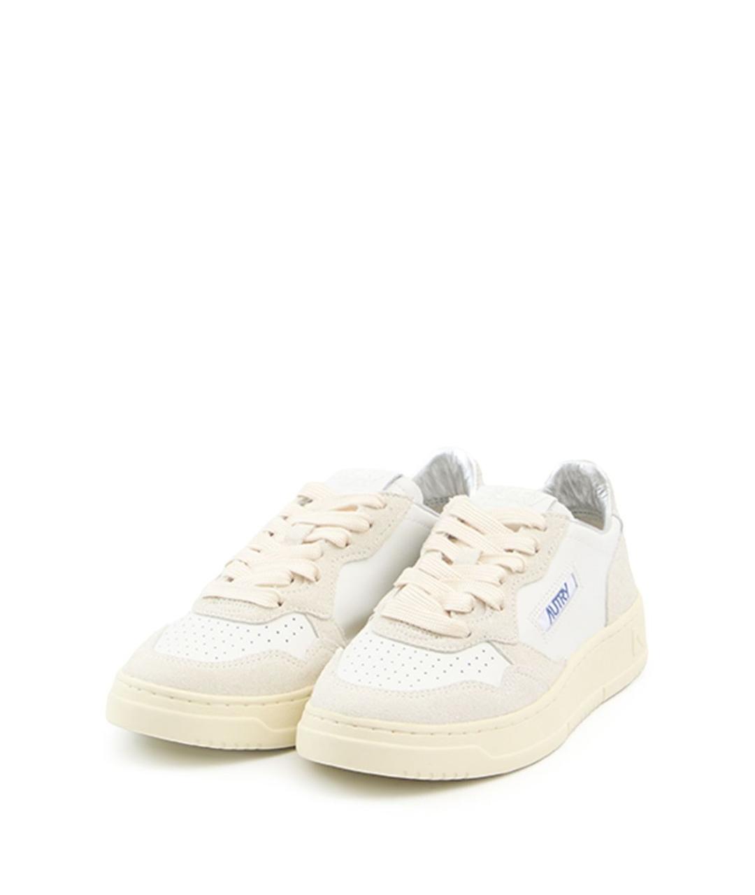 AUTRY Белые кожаные кроссовки, фото 5
