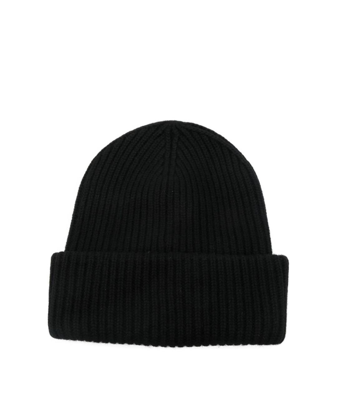 MC2 SAINT BARTH Черная шерстяная шапка, фото 2