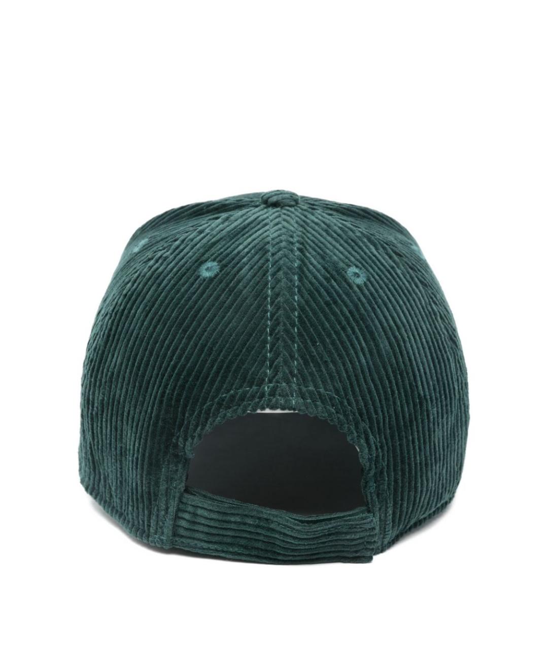 MC2 SAINT BARTH Зеленая хлопковая кепка/бейсболка, фото 2