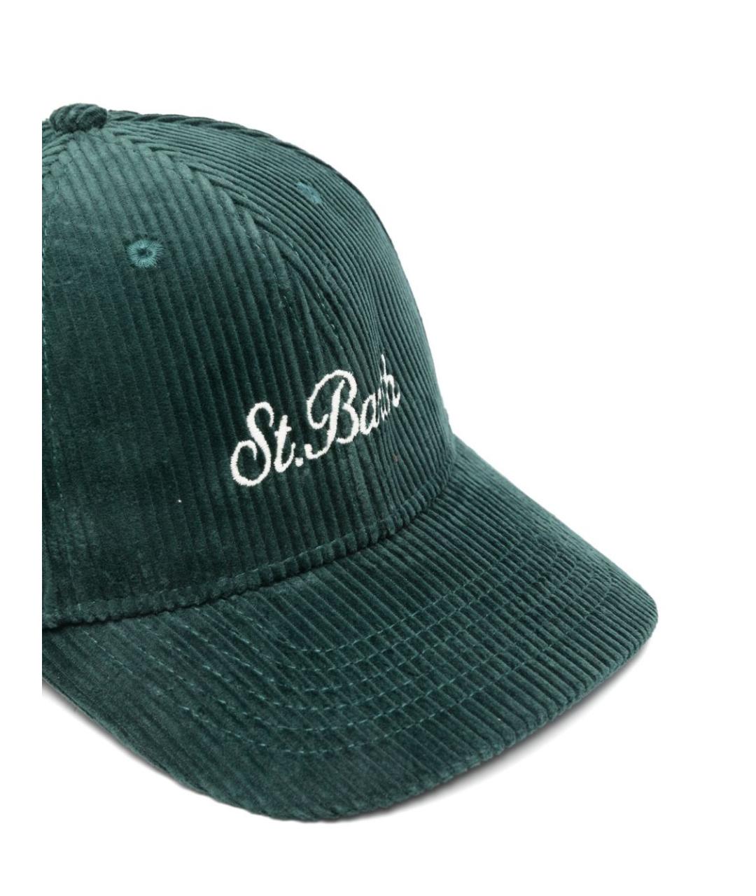 MC2 SAINT BARTH Зеленая хлопковая кепка/бейсболка, фото 3