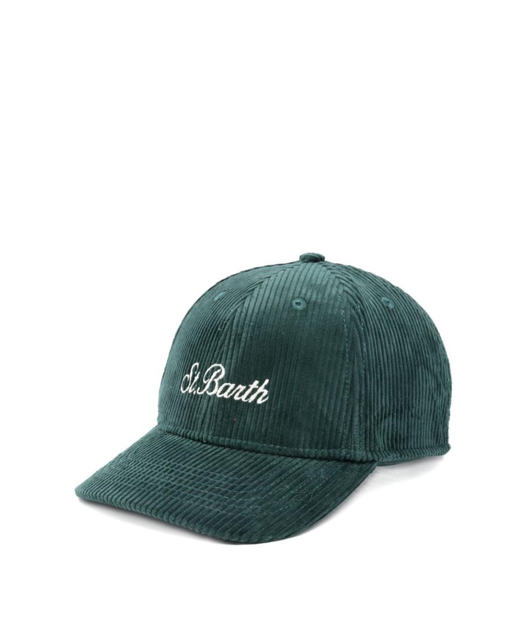 MC2 SAINT BARTH Зеленая хлопковая кепка/бейсболка, фото 1