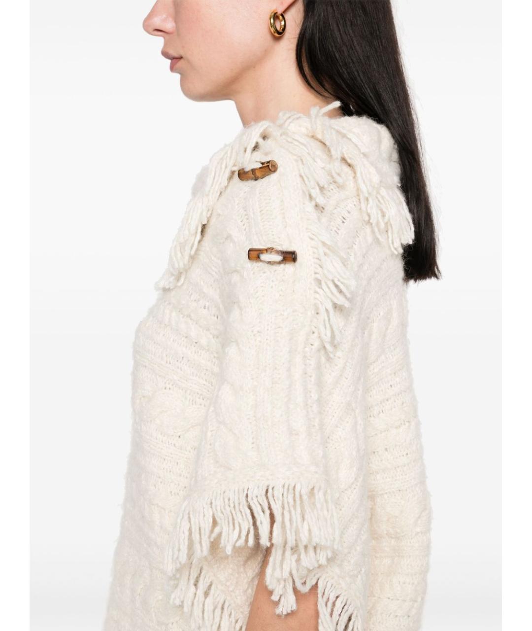 ISABEL MARANT ETOILE Бежевый хлопковый джемпер / свитер, фото 5