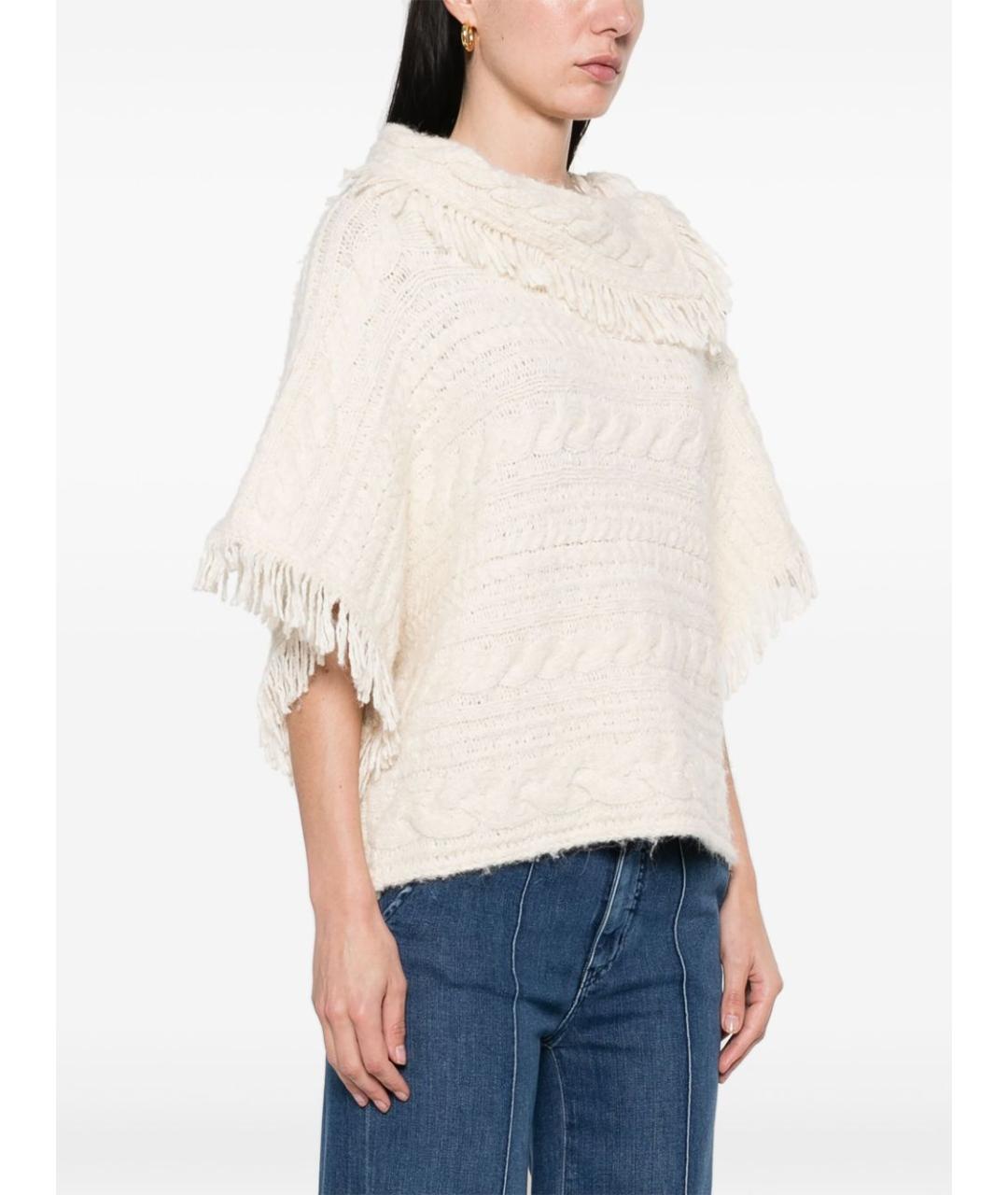 ISABEL MARANT ETOILE Бежевый хлопковый джемпер / свитер, фото 3