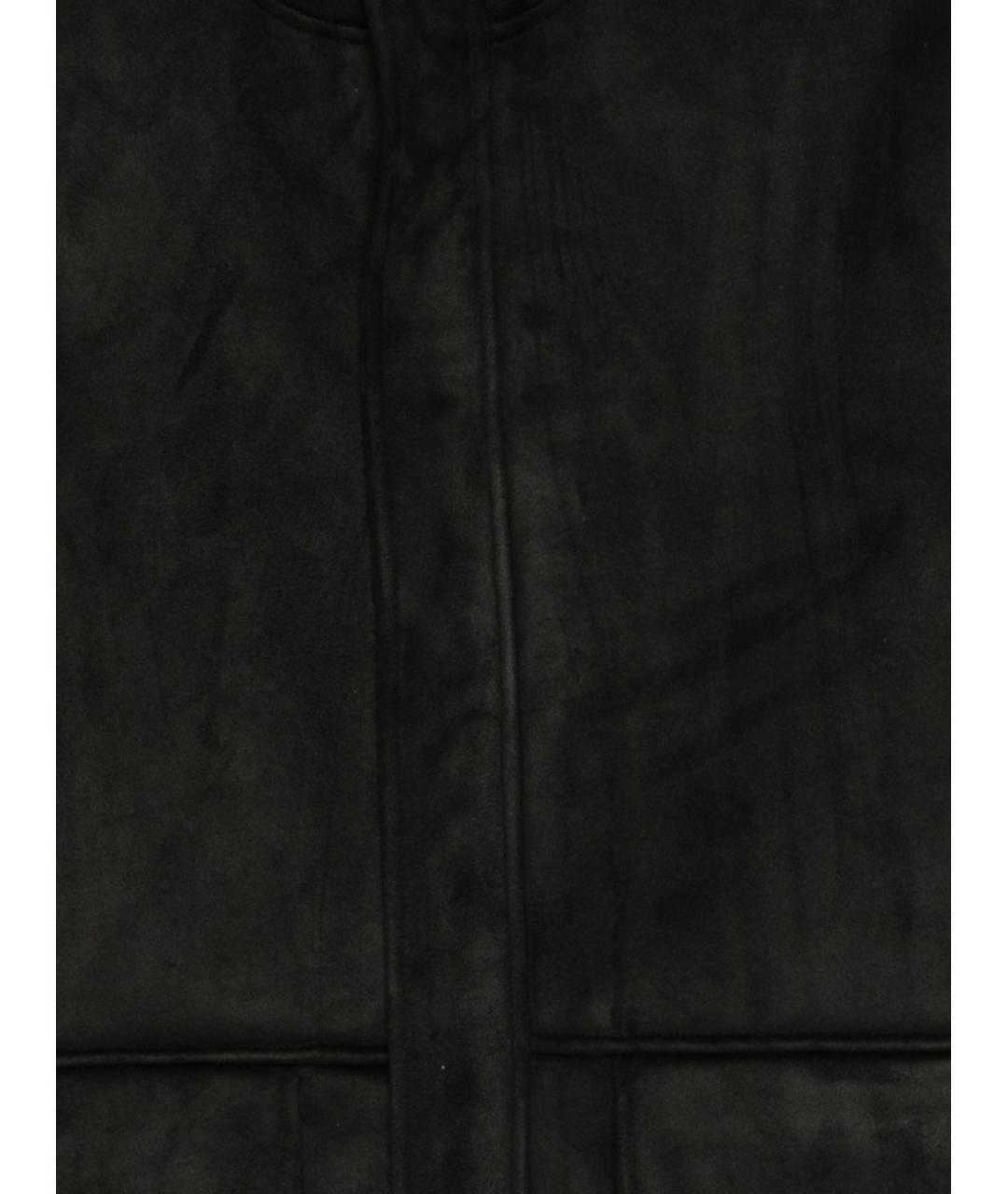 DANIELE ALESSANDRINI Черная дубленка/шуба, фото 2