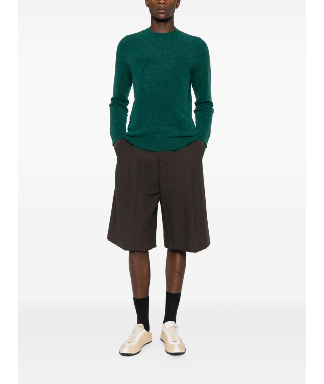 MC2 SAINT BARTH Зеленый шерстяной джемпер / свитер, фото 3