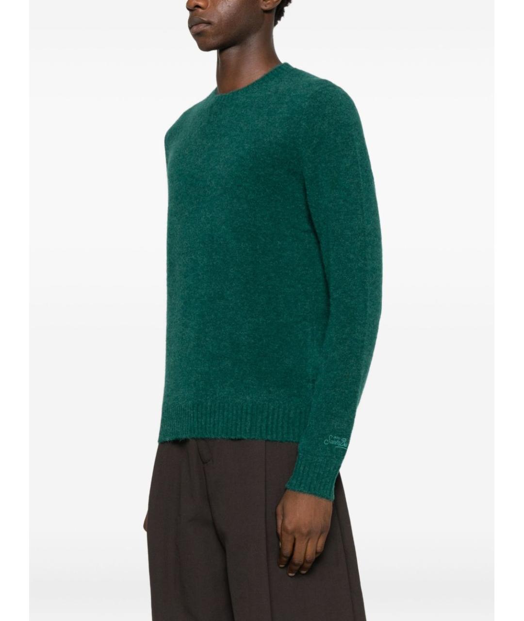MC2 SAINT BARTH Зеленый шерстяной джемпер / свитер, фото 4