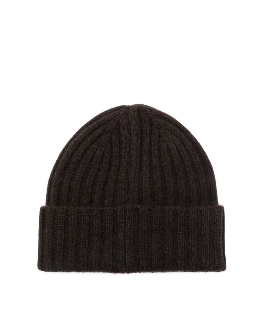 MC2 SAINT BARTH Коричневая кашемировая шапка, фото 2
