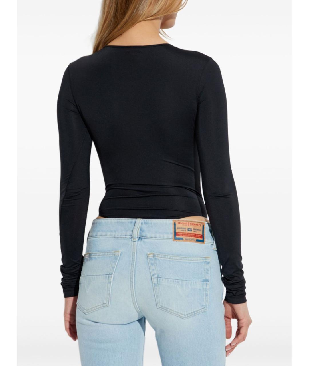 DIESEL Черное полиамидовое боди, фото 4