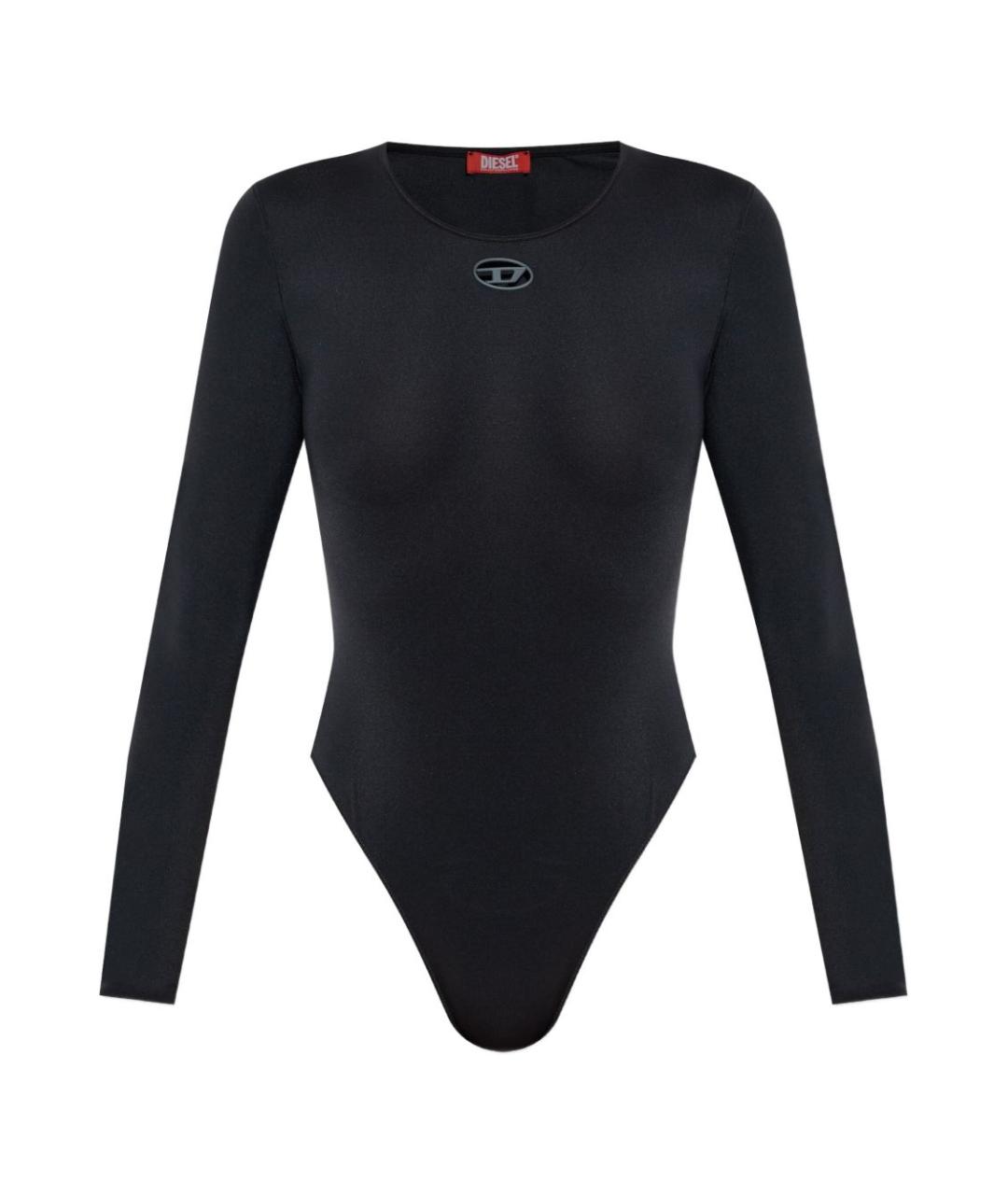 DIESEL Черное полиамидовое боди, фото 1