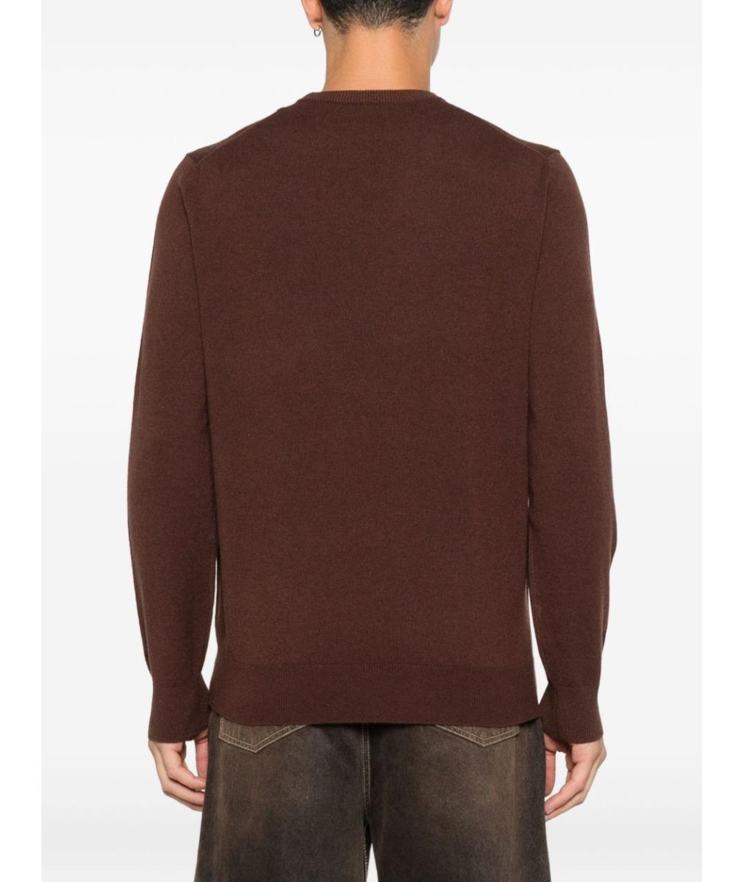 MC2 SAINT BARTH Коричневый шерстяной джемпер / свитер, фото 4