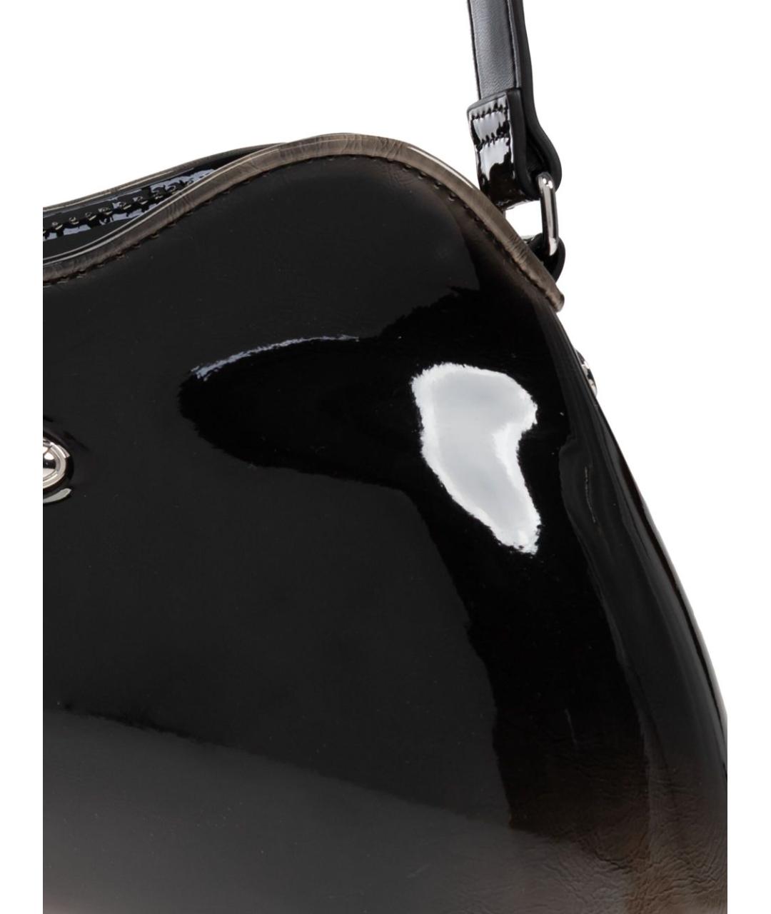 DIESEL Черная сумка через плечо из искусственной кожи, фото 4