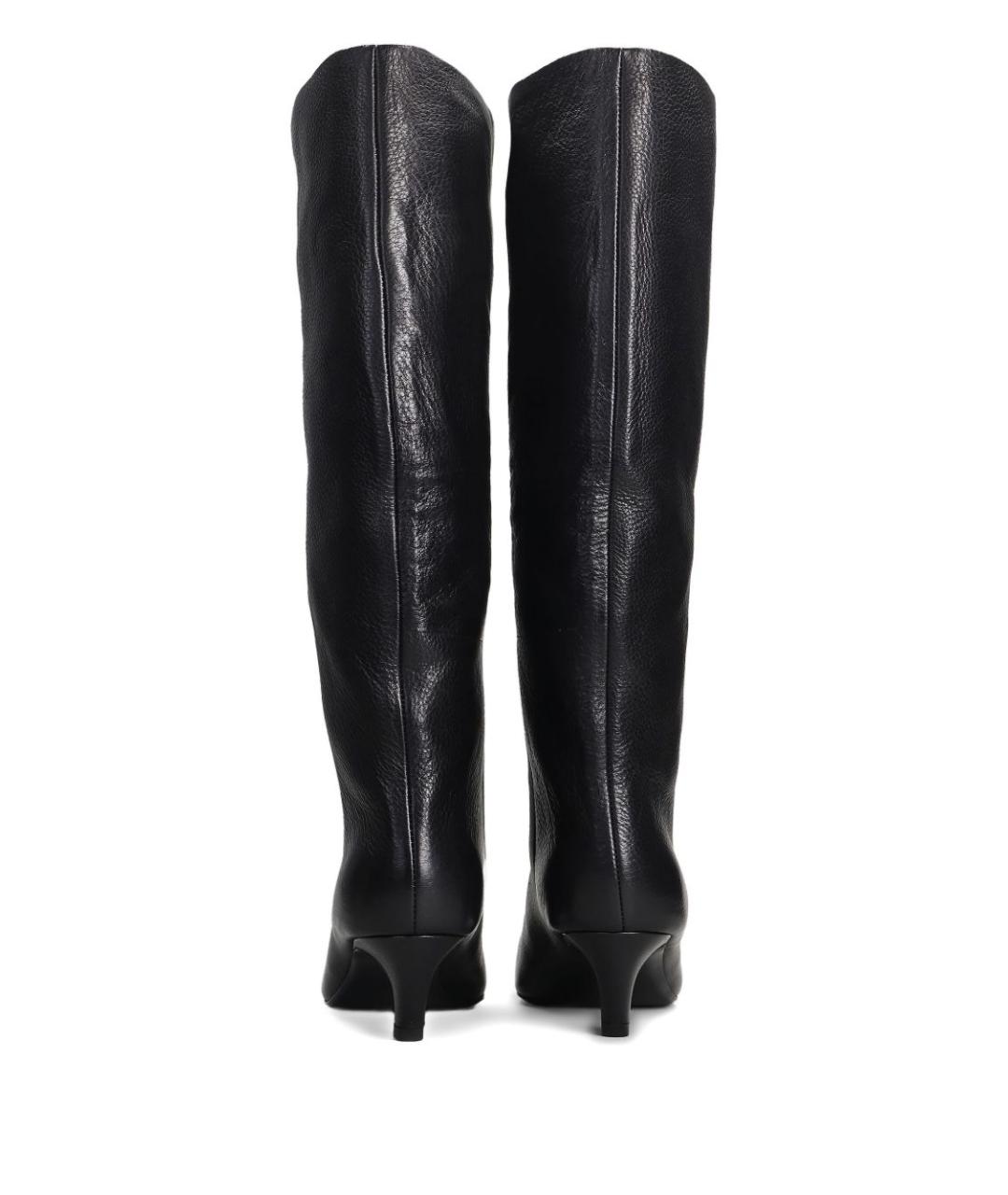 ASH Черные кожаные сапоги, фото 5