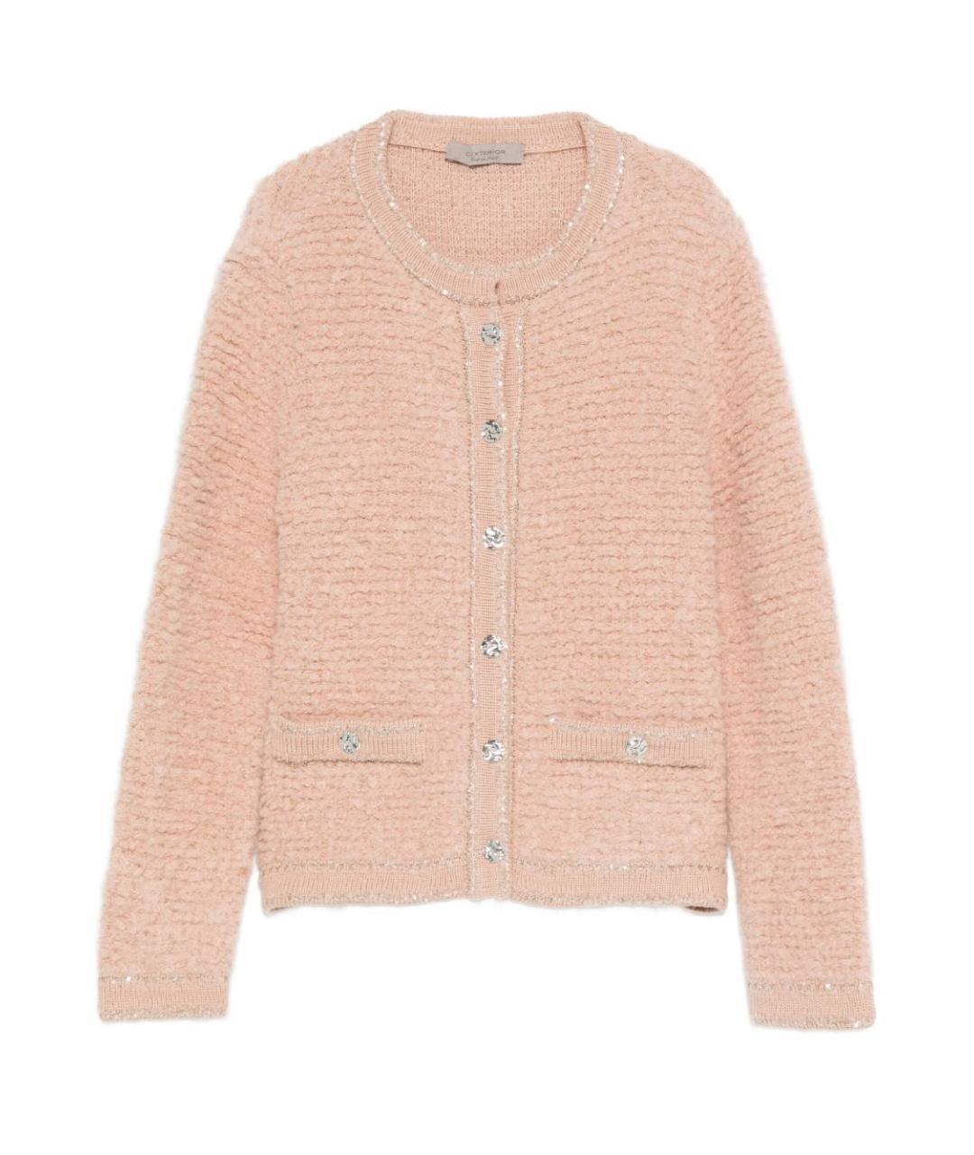 D.EXTERIOR Розовый шерстяной кардиган, фото 1