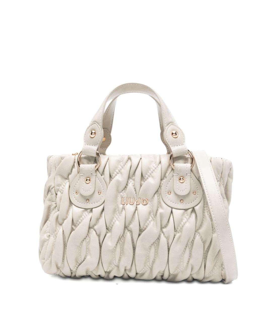 LIU JO Белая сумка тоут из искусственной кожи, фото 1
