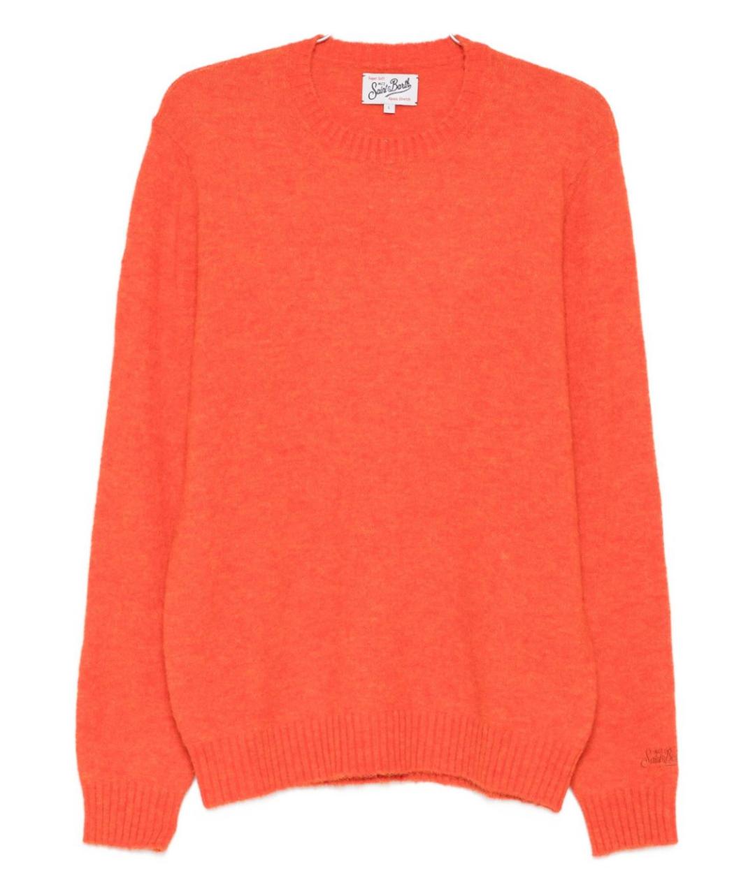 MC2 SAINT BARTH Оранжевый шерстяной джемпер / свитер, фото 1
