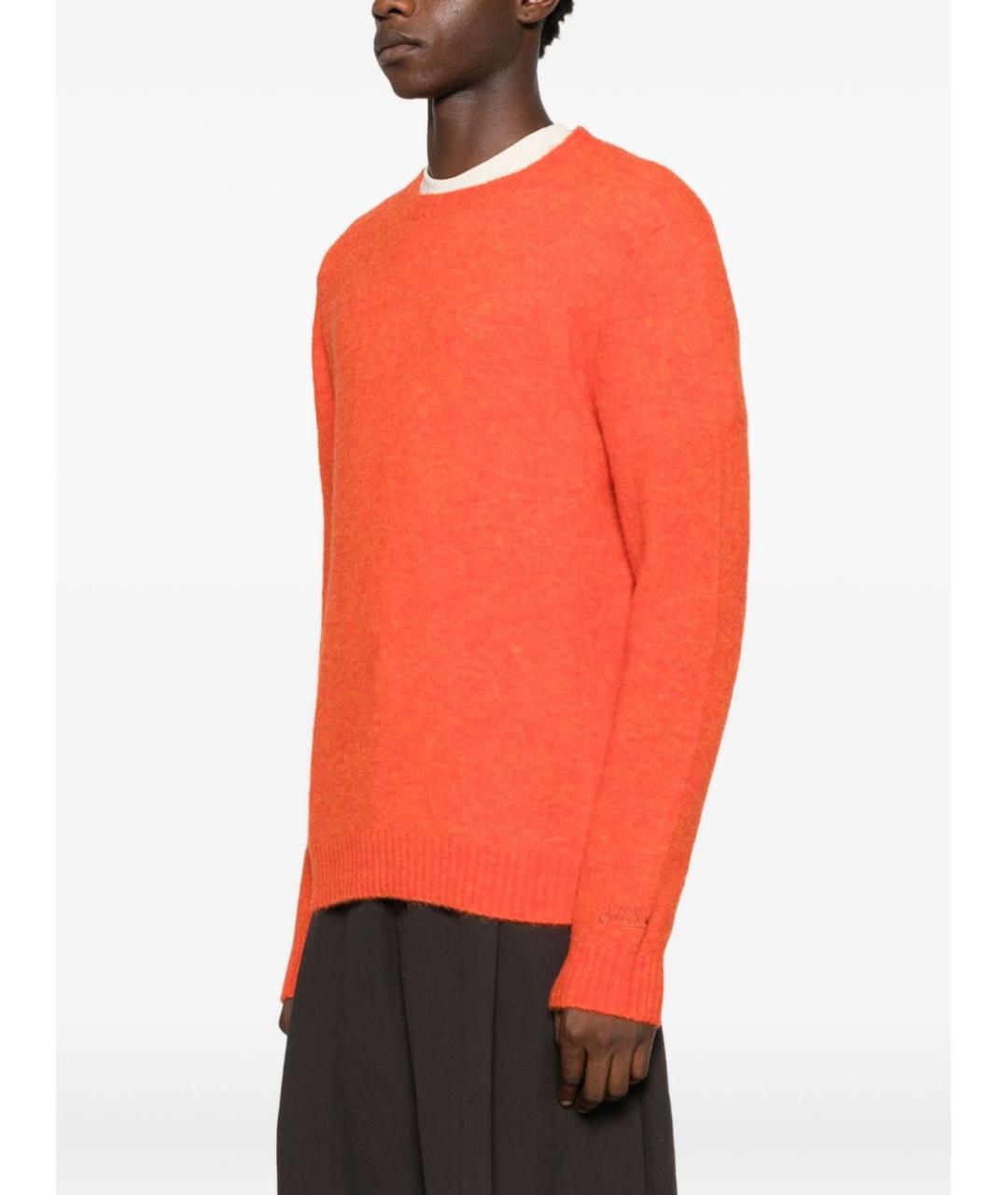 MC2 SAINT BARTH Оранжевый шерстяной джемпер / свитер, фото 4