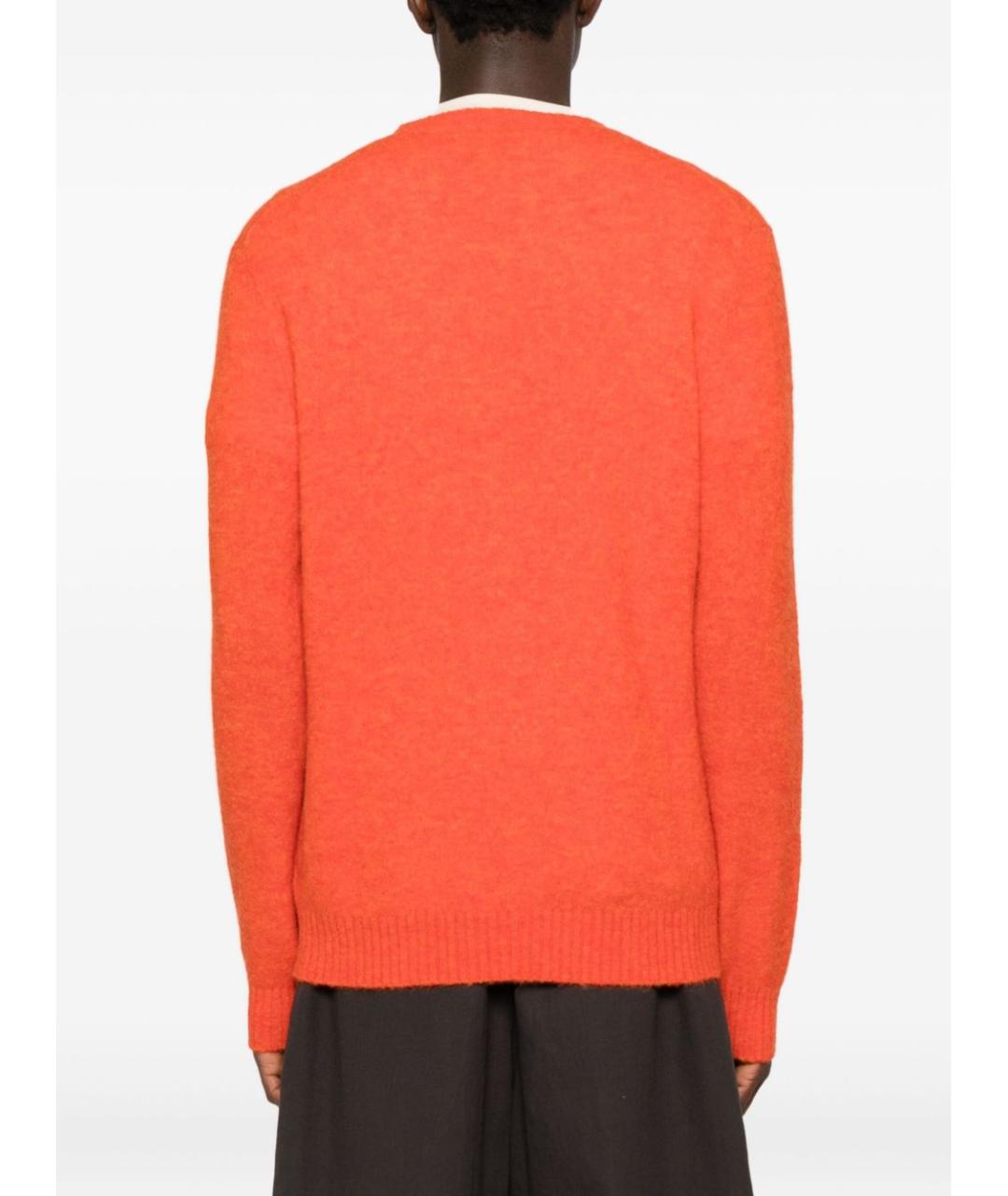 MC2 SAINT BARTH Оранжевый шерстяной джемпер / свитер, фото 3