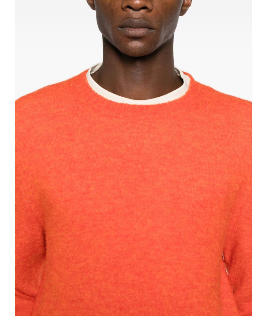 MC2 SAINT BARTH Оранжевый шерстяной джемпер / свитер, фото 5
