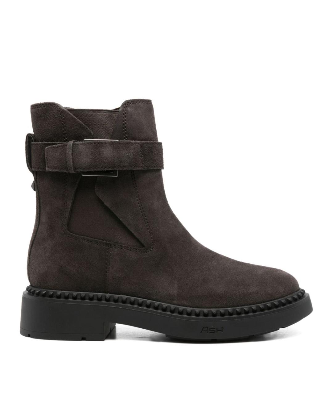 ASH Коричневые замшевые сапоги, фото 1