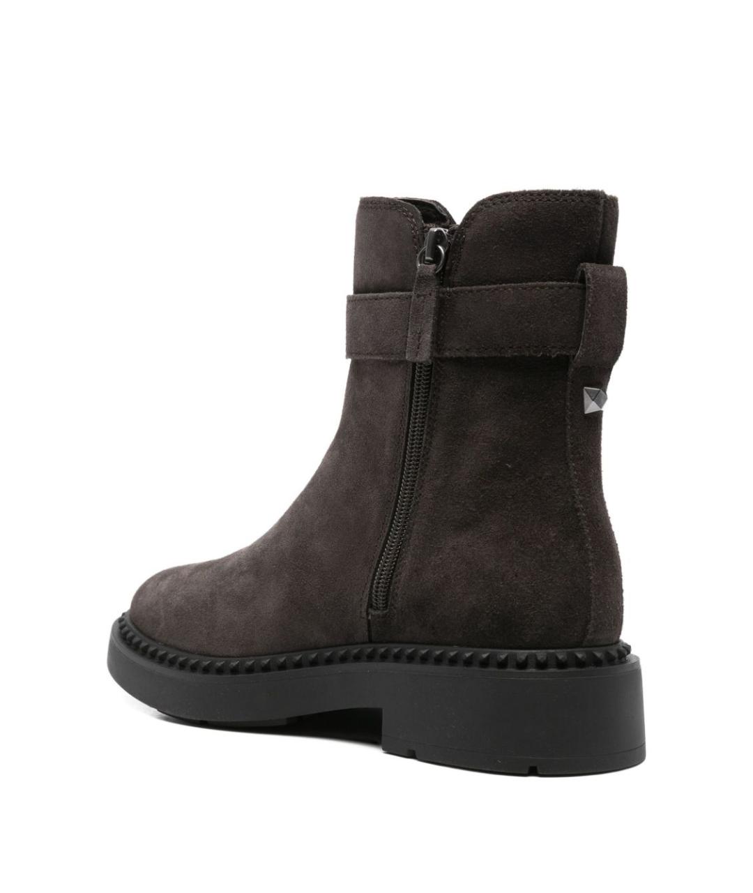 ASH Коричневые замшевые сапоги, фото 3