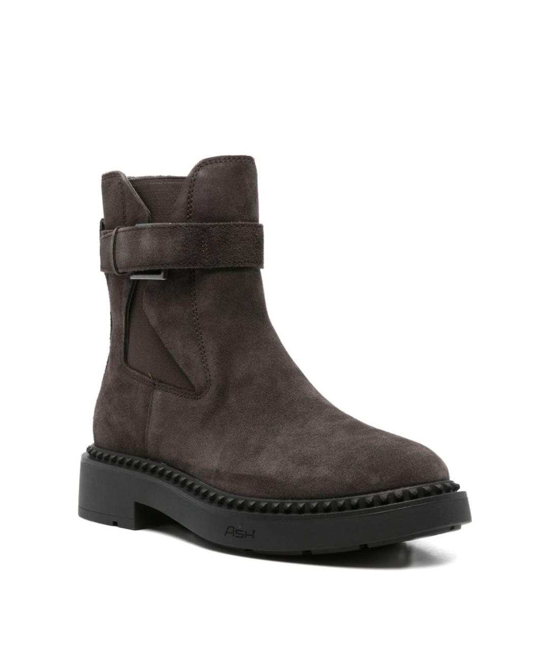 ASH Коричневые замшевые сапоги, фото 2