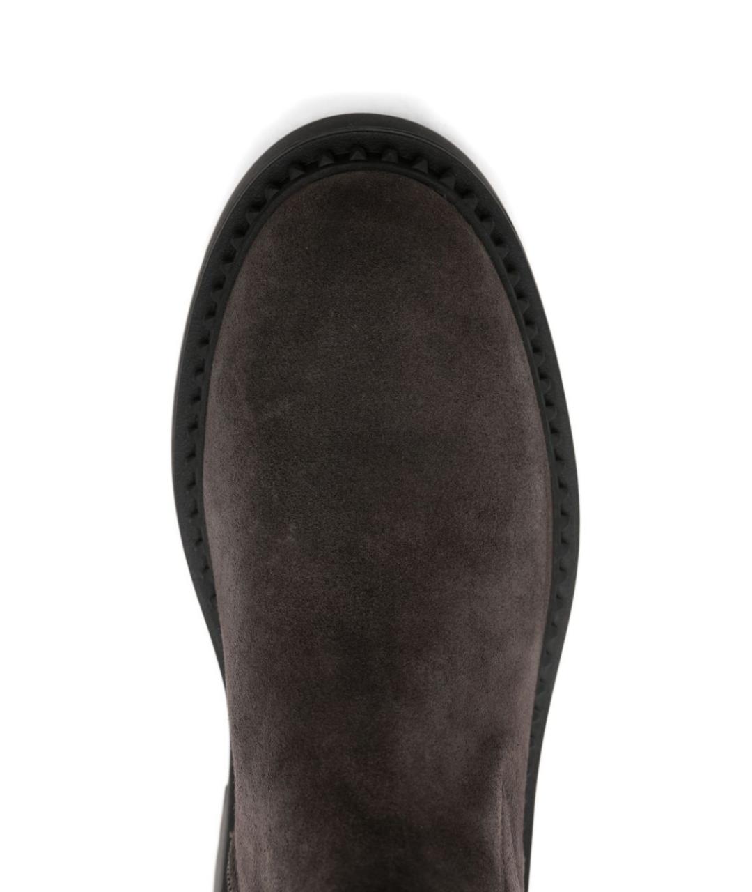 ASH Коричневые замшевые сапоги, фото 4