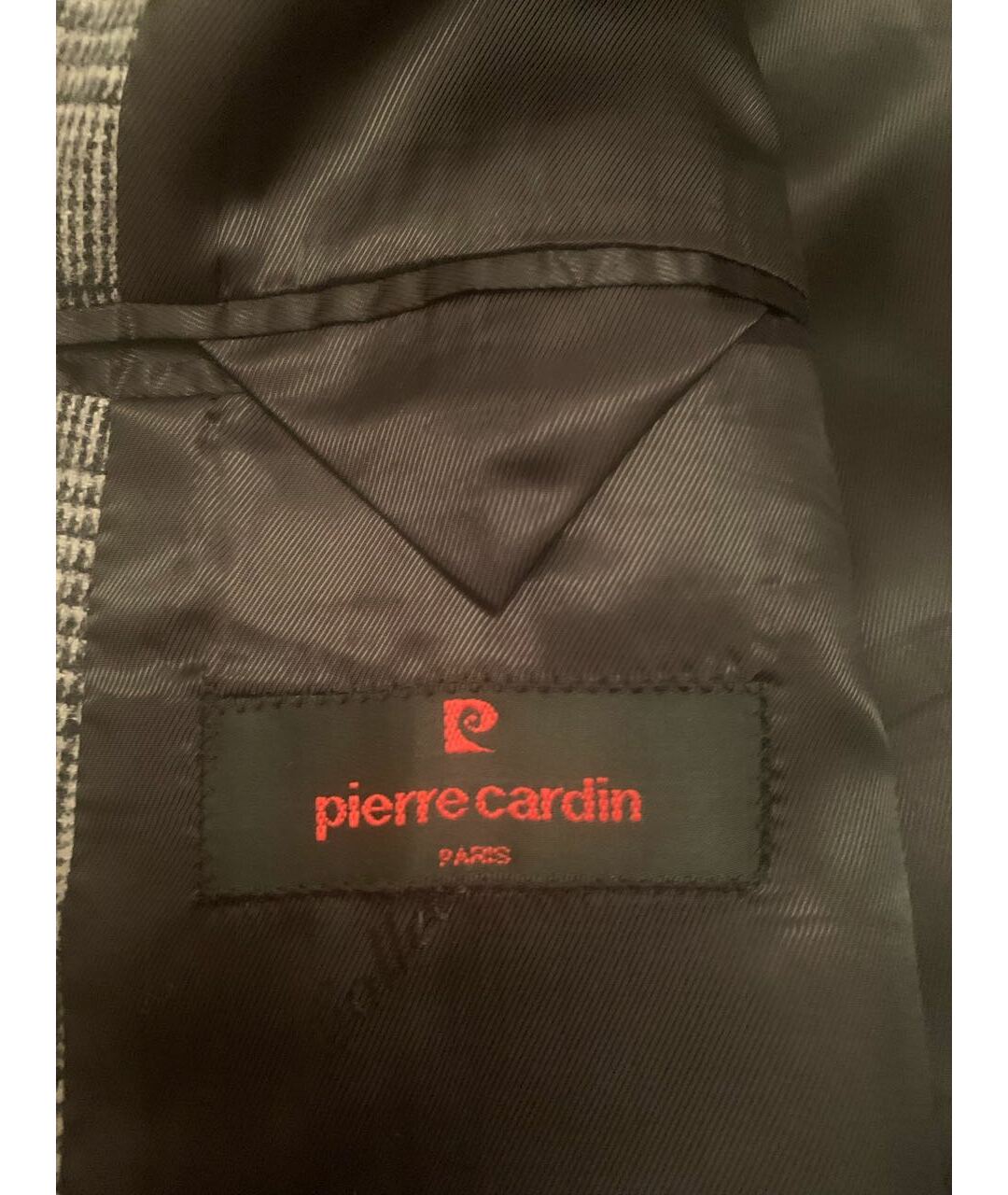 Pierre Cardin Pre-Owned Мульти шерстяное пальто, фото 3