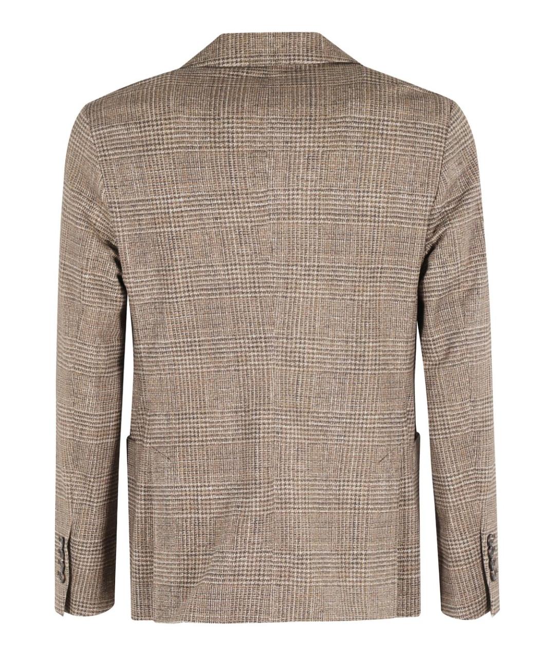 CIRCOLO 1901 Бежевый хлопковый пиджак, фото 2