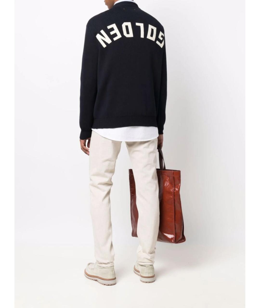 GOLDEN GOOSE DELUXE BRAND Синий хлопковый джемпер / свитер, фото 2