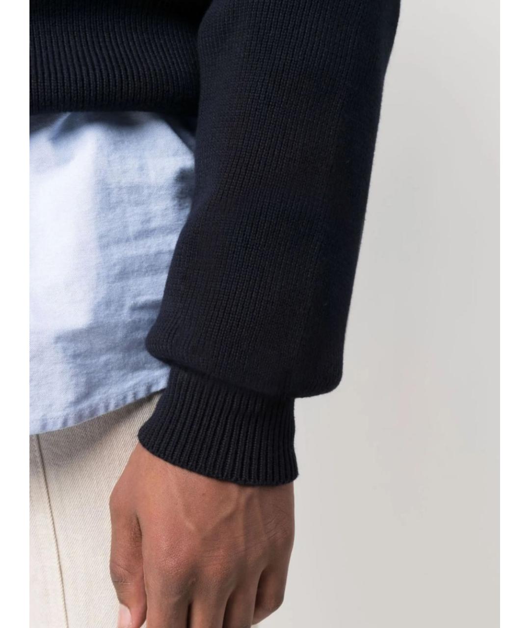 GOLDEN GOOSE DELUXE BRAND Синий хлопковый джемпер / свитер, фото 5