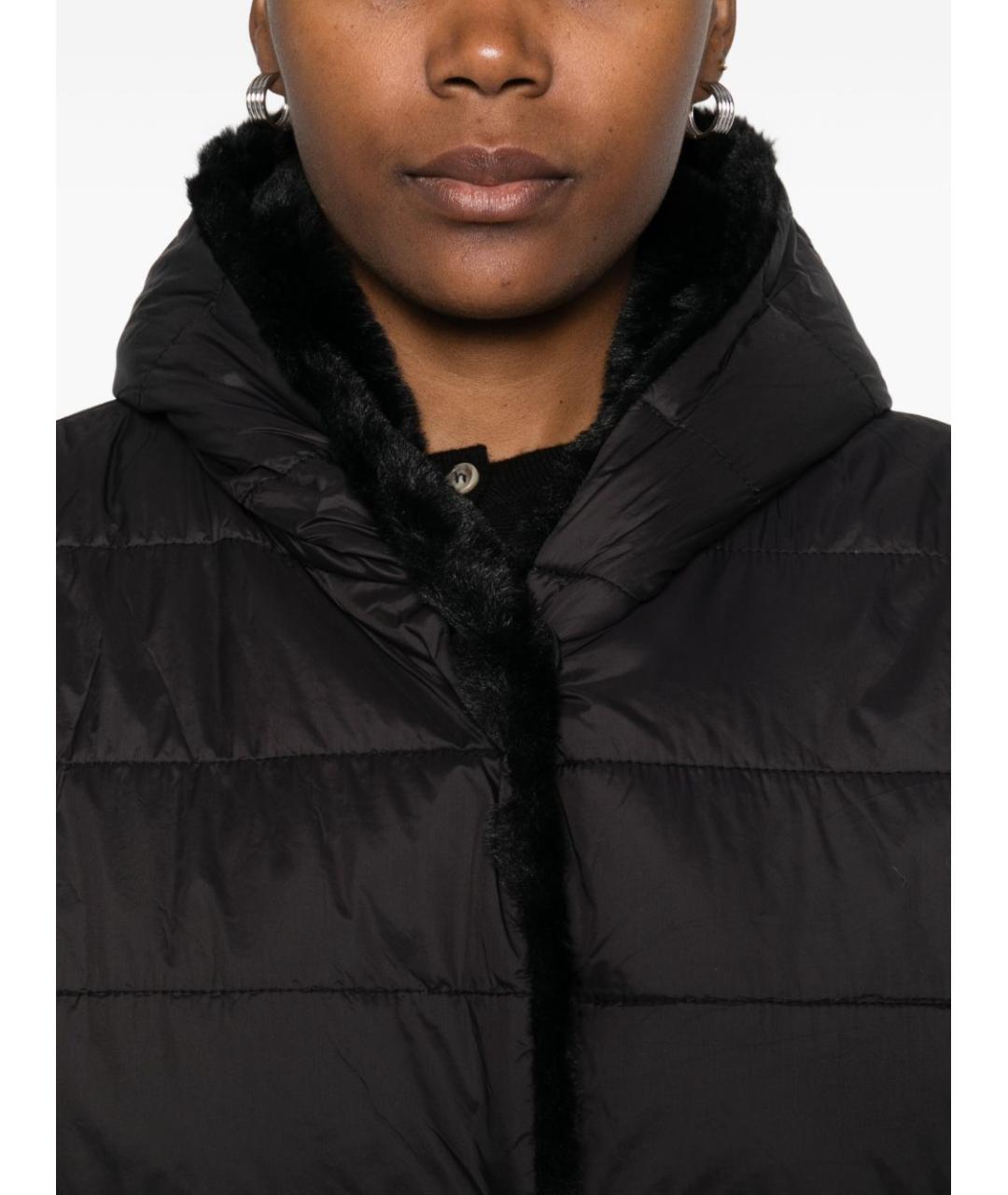 BLUGIRL Черная полиэстеровая куртка, фото 3