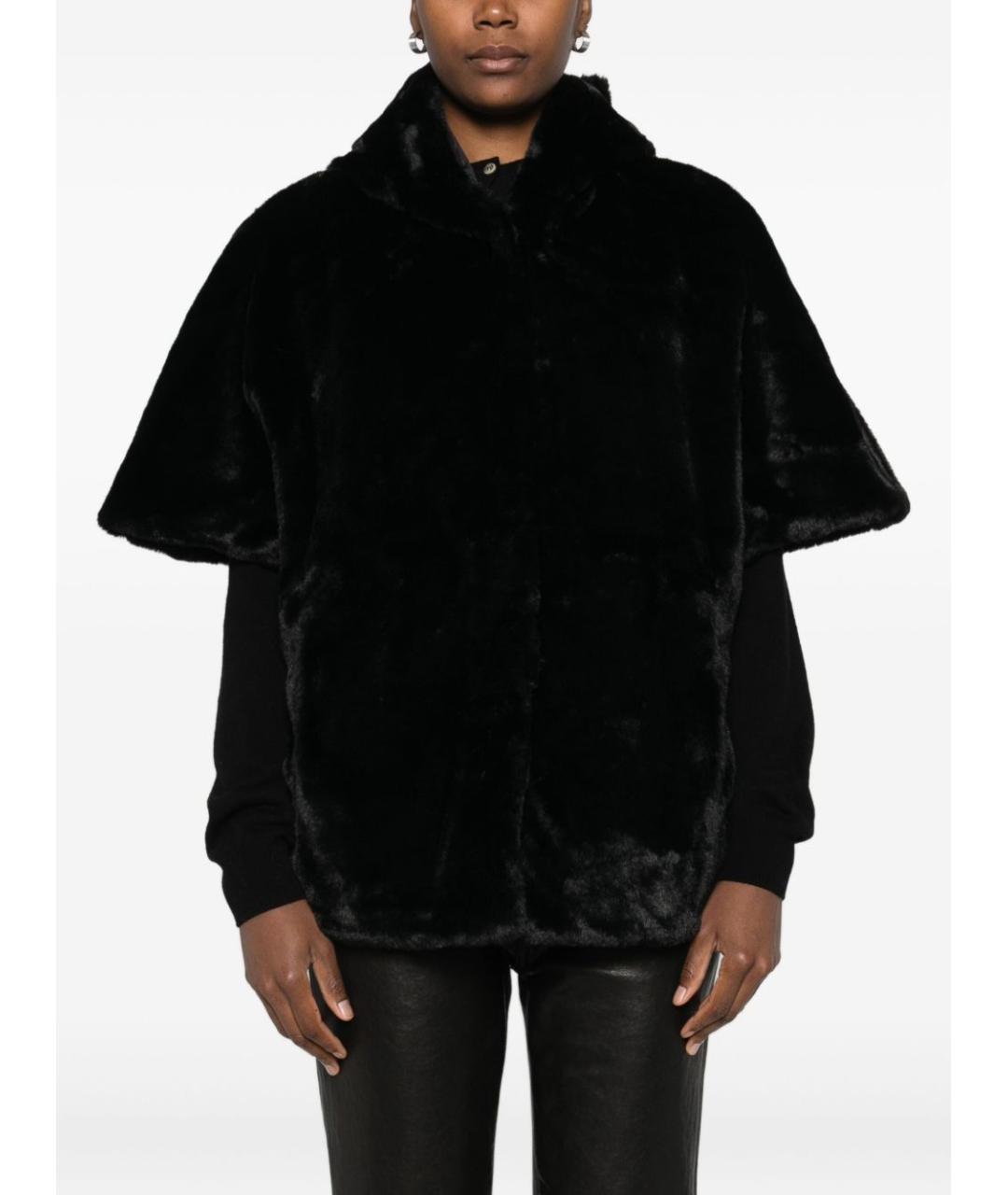 BLUGIRL Черная полиэстеровая куртка, фото 5