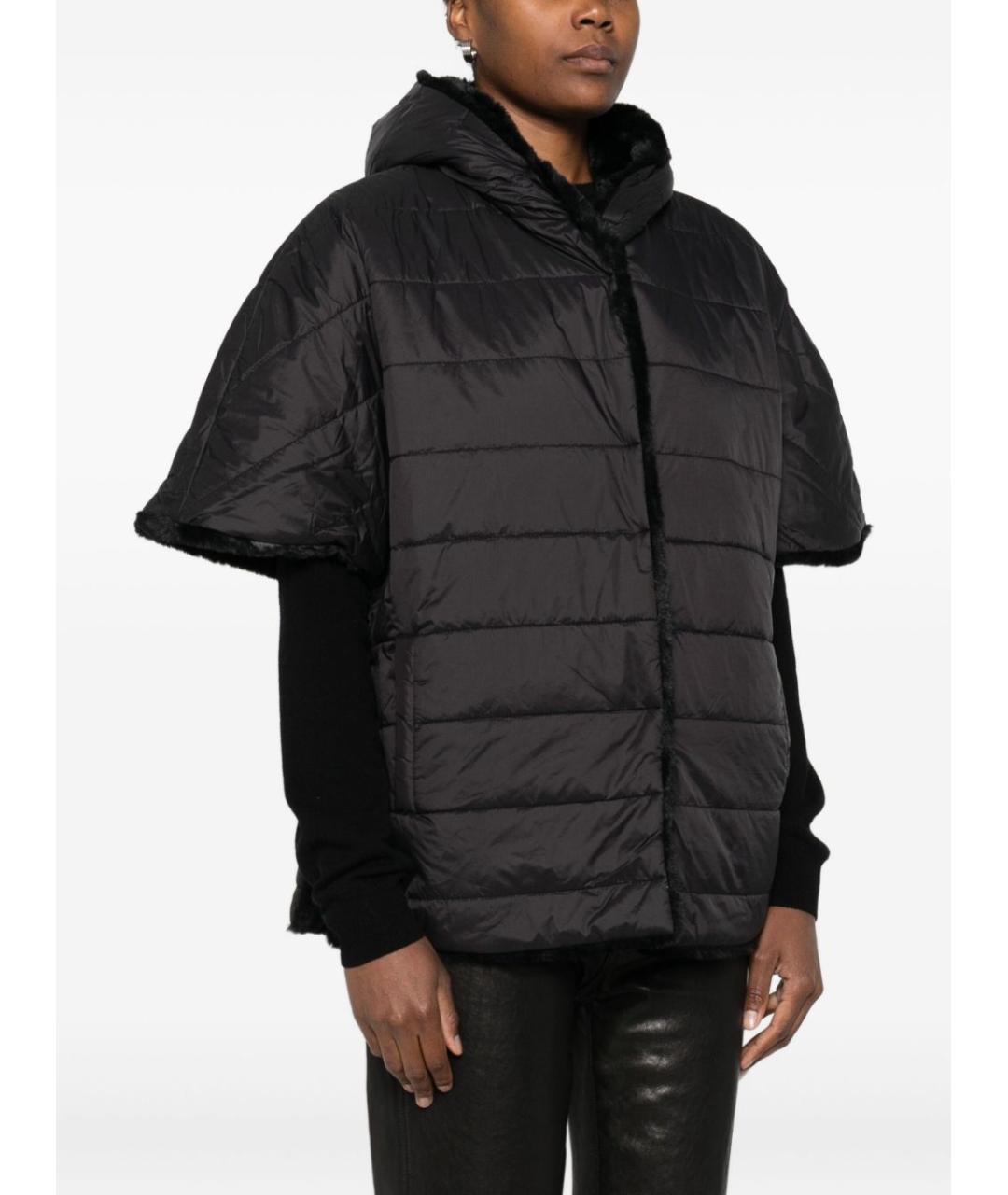 BLUGIRL Черная полиэстеровая куртка, фото 4