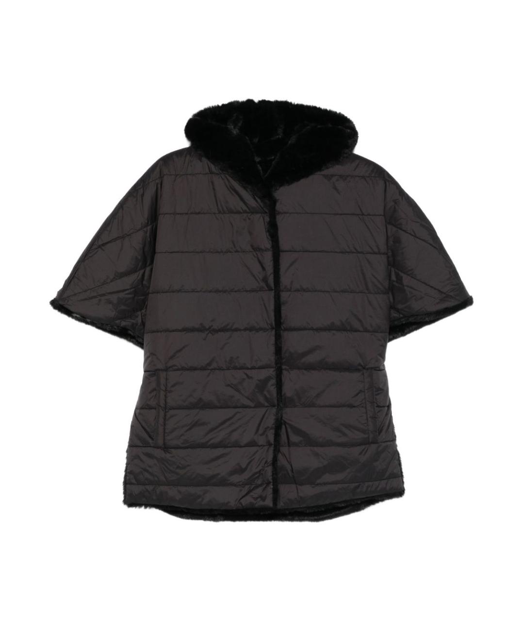 BLUGIRL Черная полиэстеровая куртка, фото 1