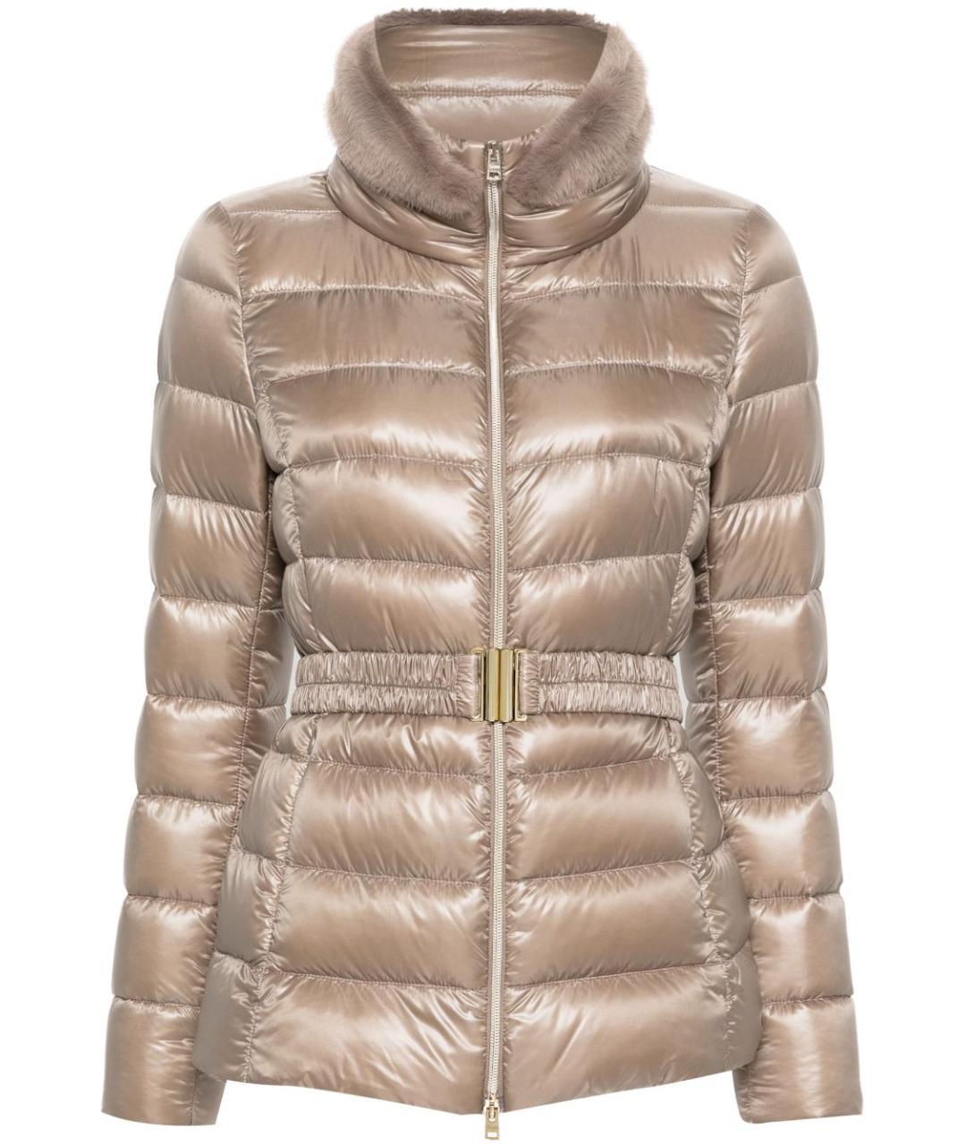 HERNO Серый полиамидовый пуховик, фото 1