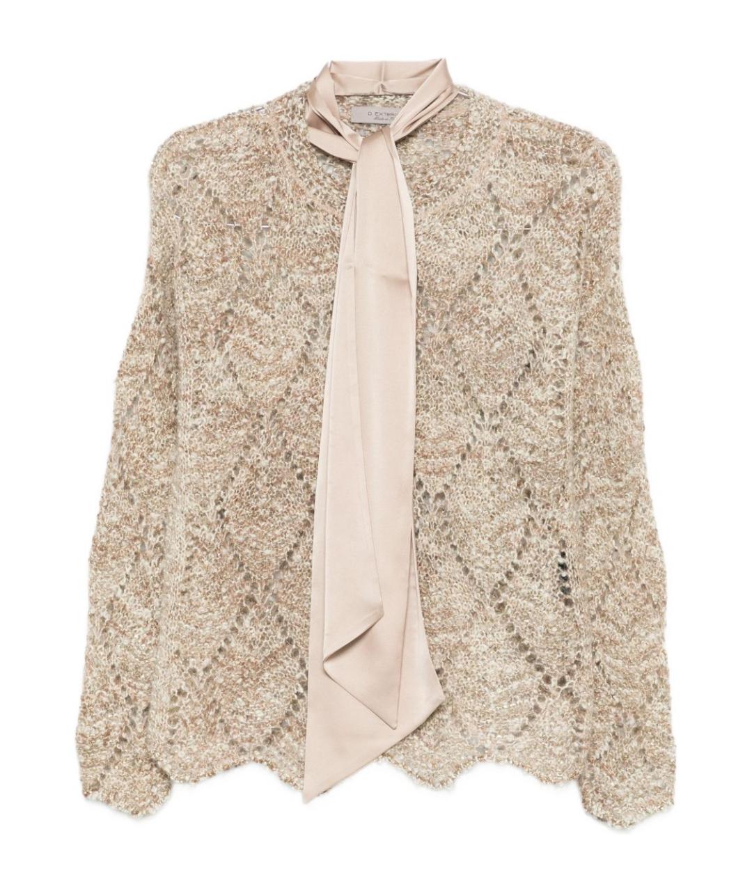 D.EXTERIOR Бежевый шерстяной джемпер / свитер, фото 1