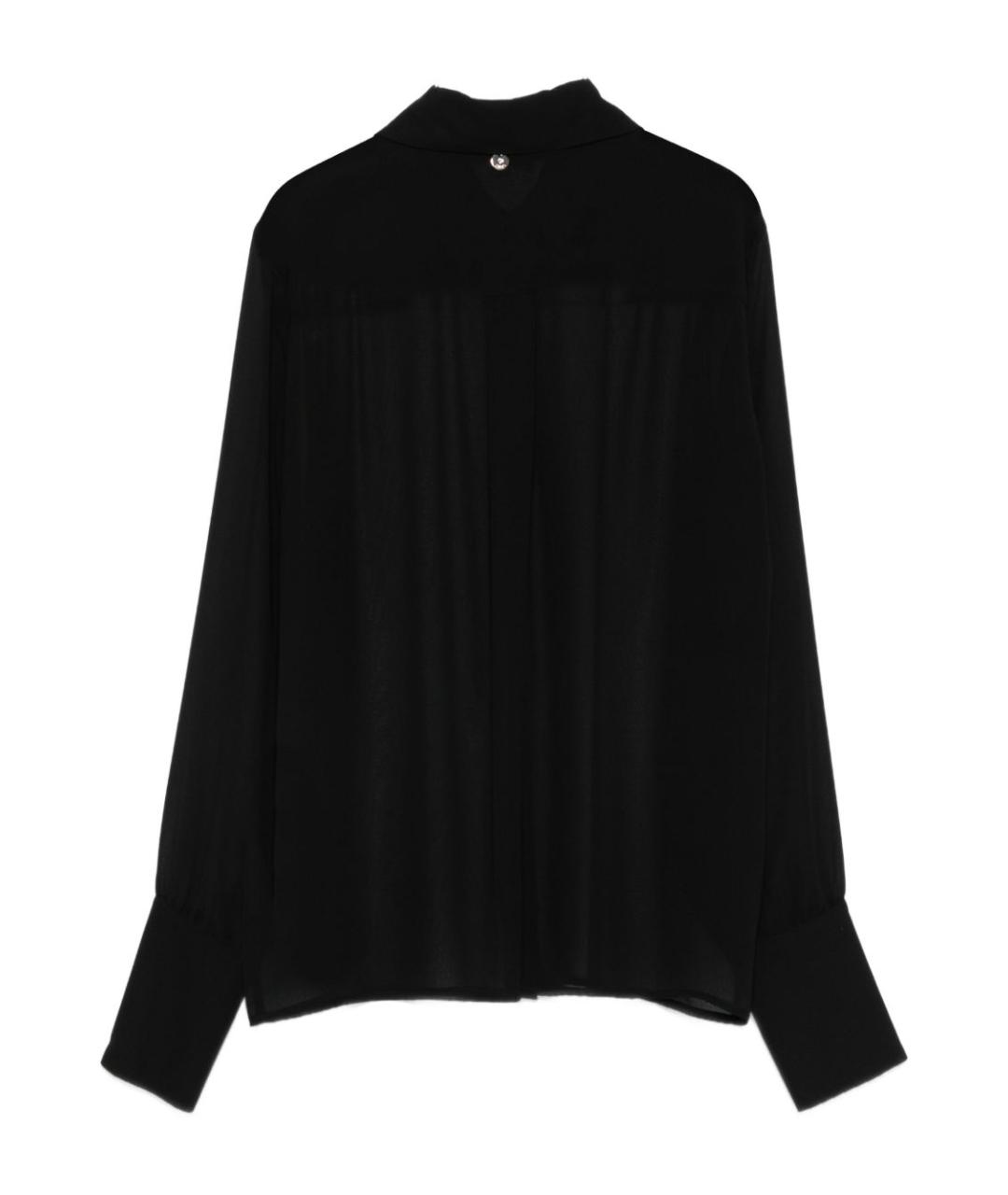 LIU JO Черная полиэстеровая рубашка, фото 2