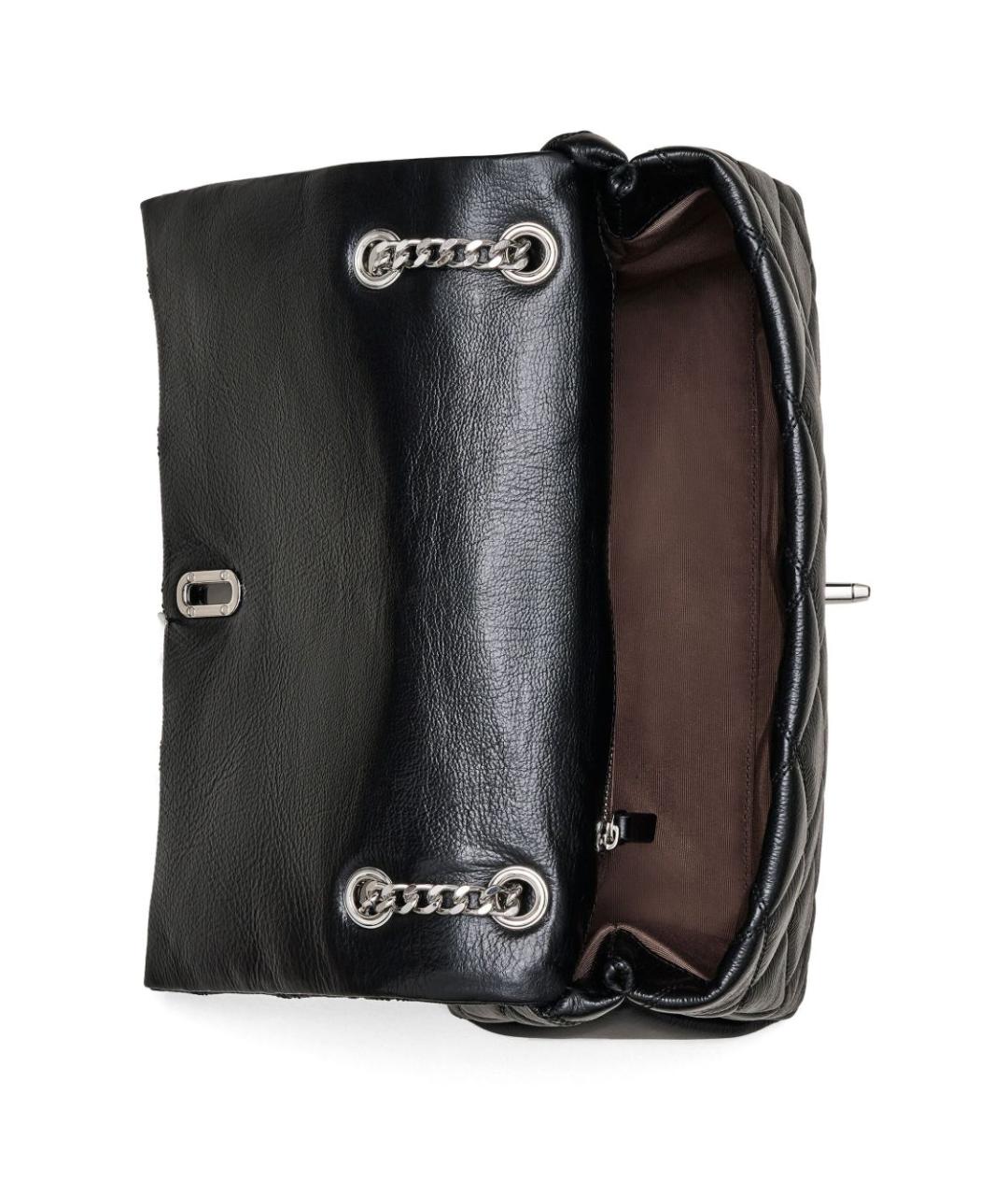 MARC JACOBS Черная кожаная сумка с короткими ручками, фото 5