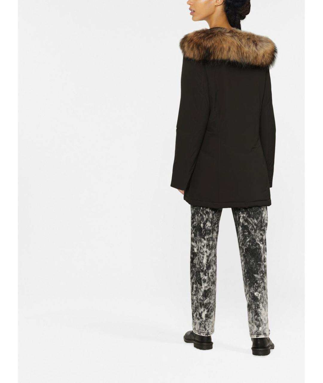 WOOLRICH Черная полиэстеровая парка, фото 2